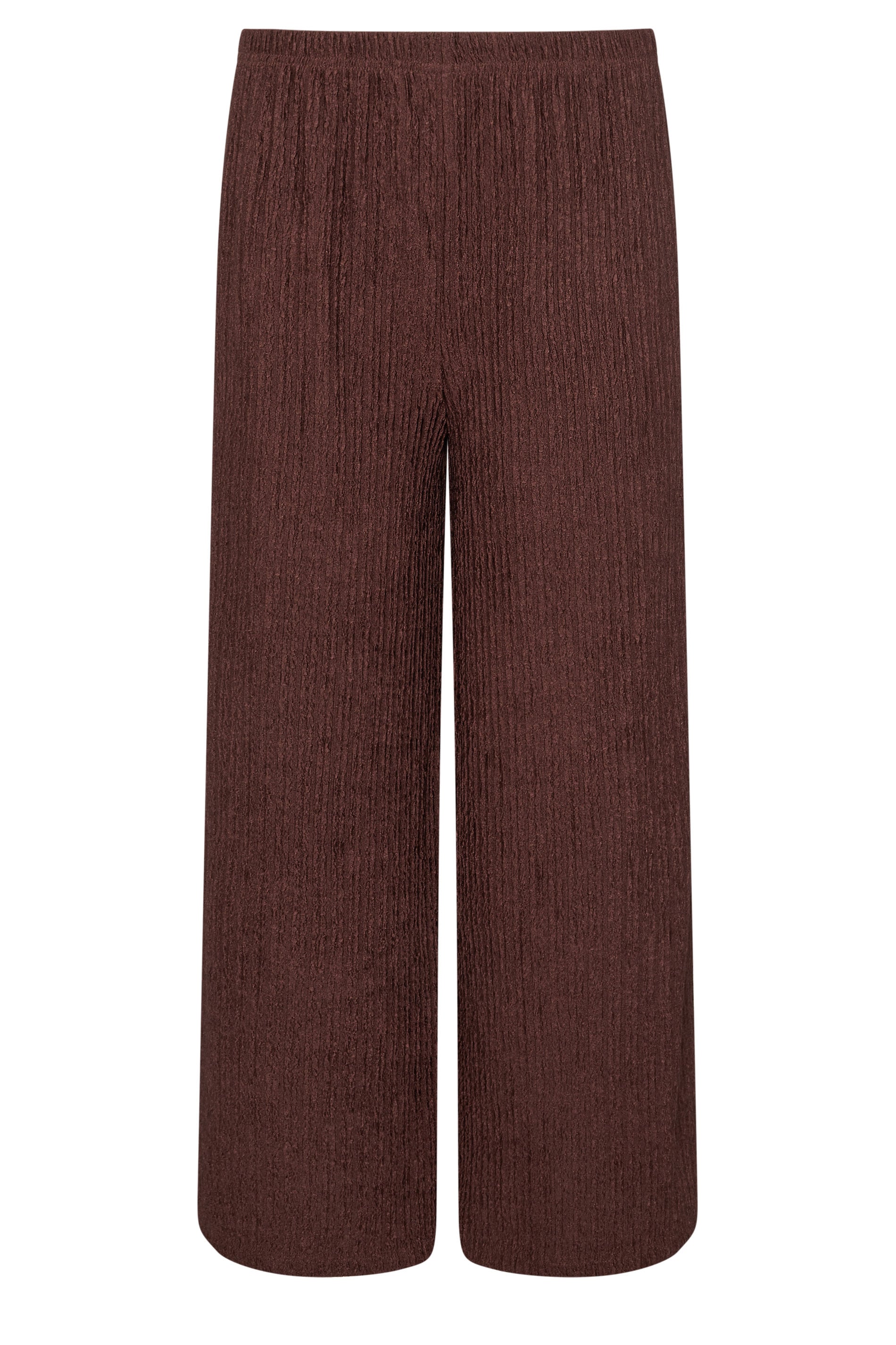 M&Co Rust Brown Wide Leg Cropped Trousers | M&Co 5