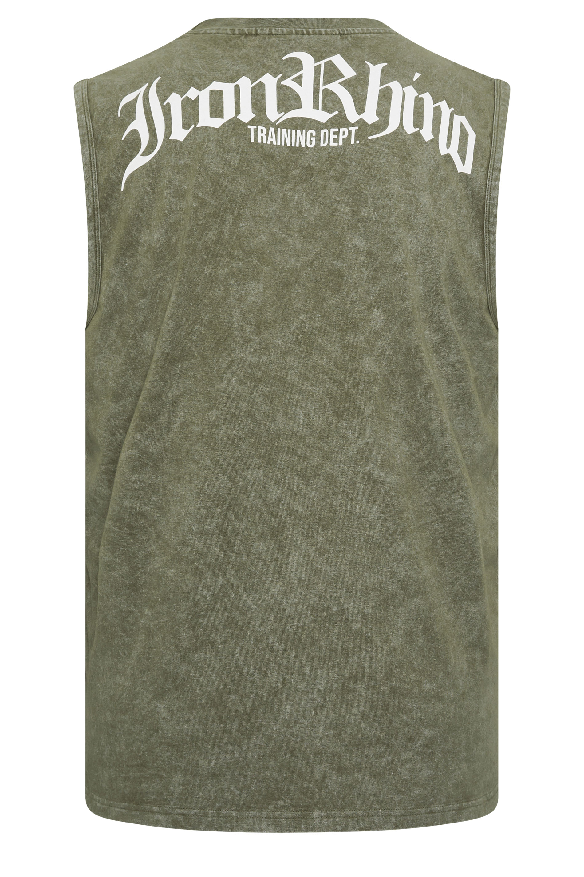 IronRhino Big & Tall Olive Green Old English Vest | BadRhino 7