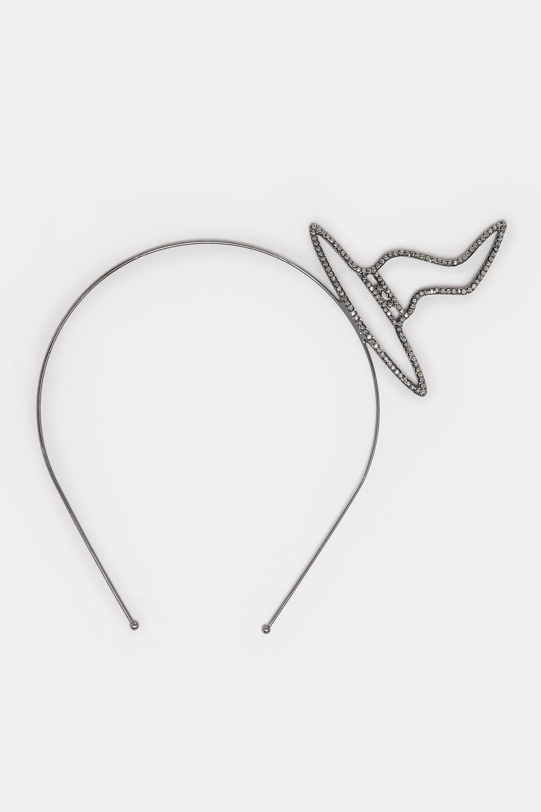 Silver Tone Witch Hat Novelty Halloween Headband | Yours Clothing 3