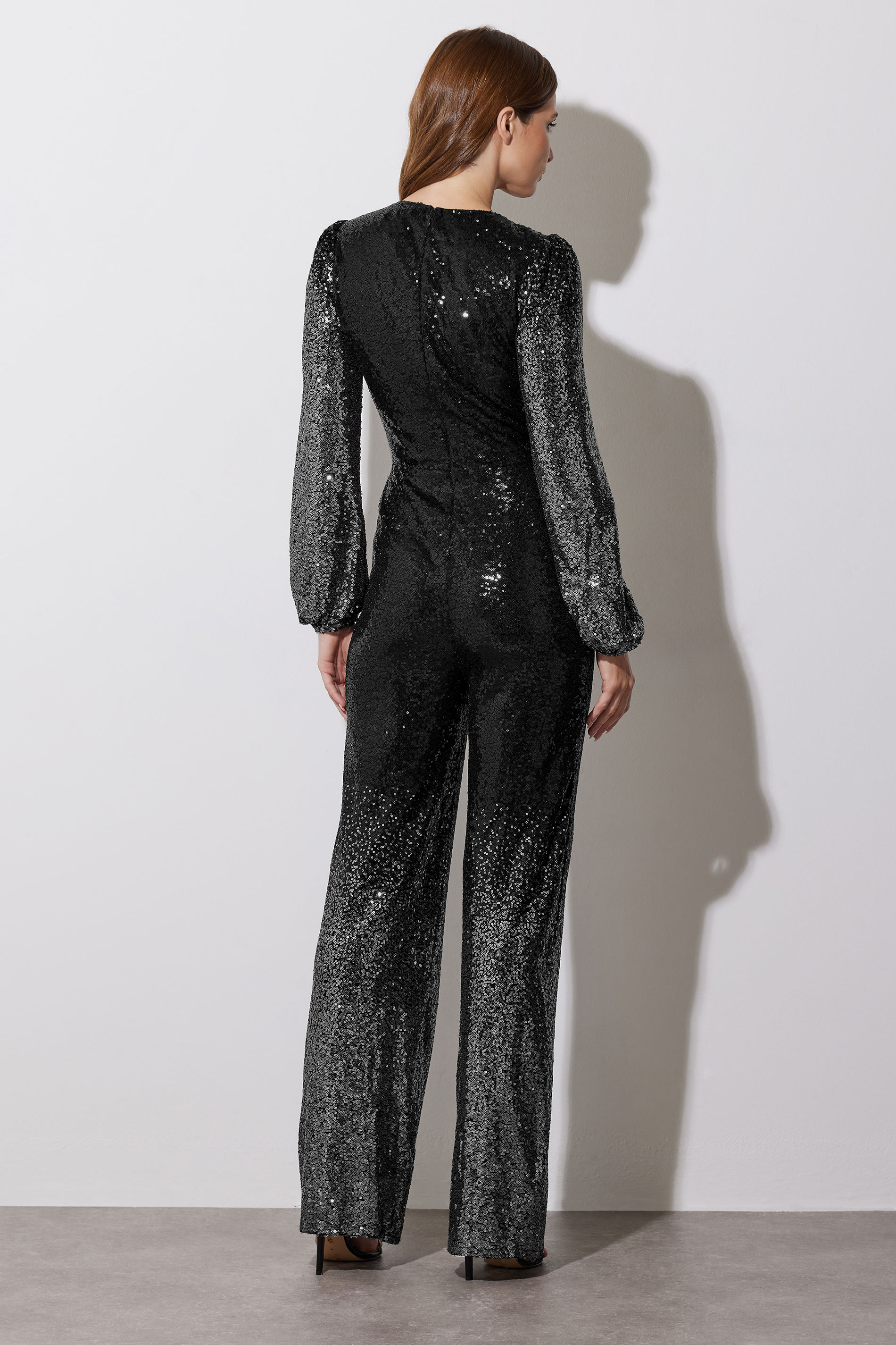 STAR Black Ombre Sequin Jumpsuit | STAR x JM 5