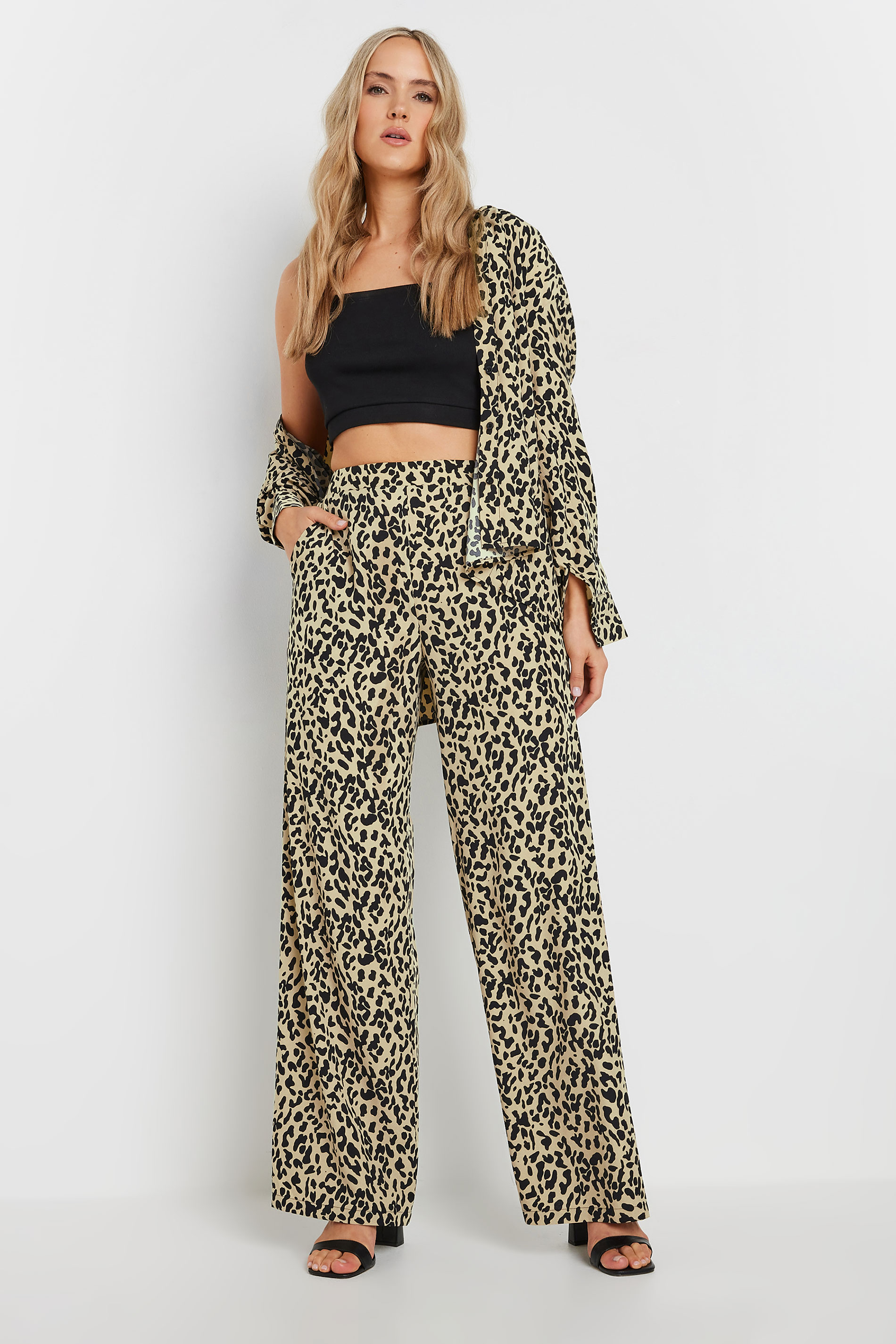 LTS Tall Natural Brown Leopard Print Shirt | Long Tall Sally 5