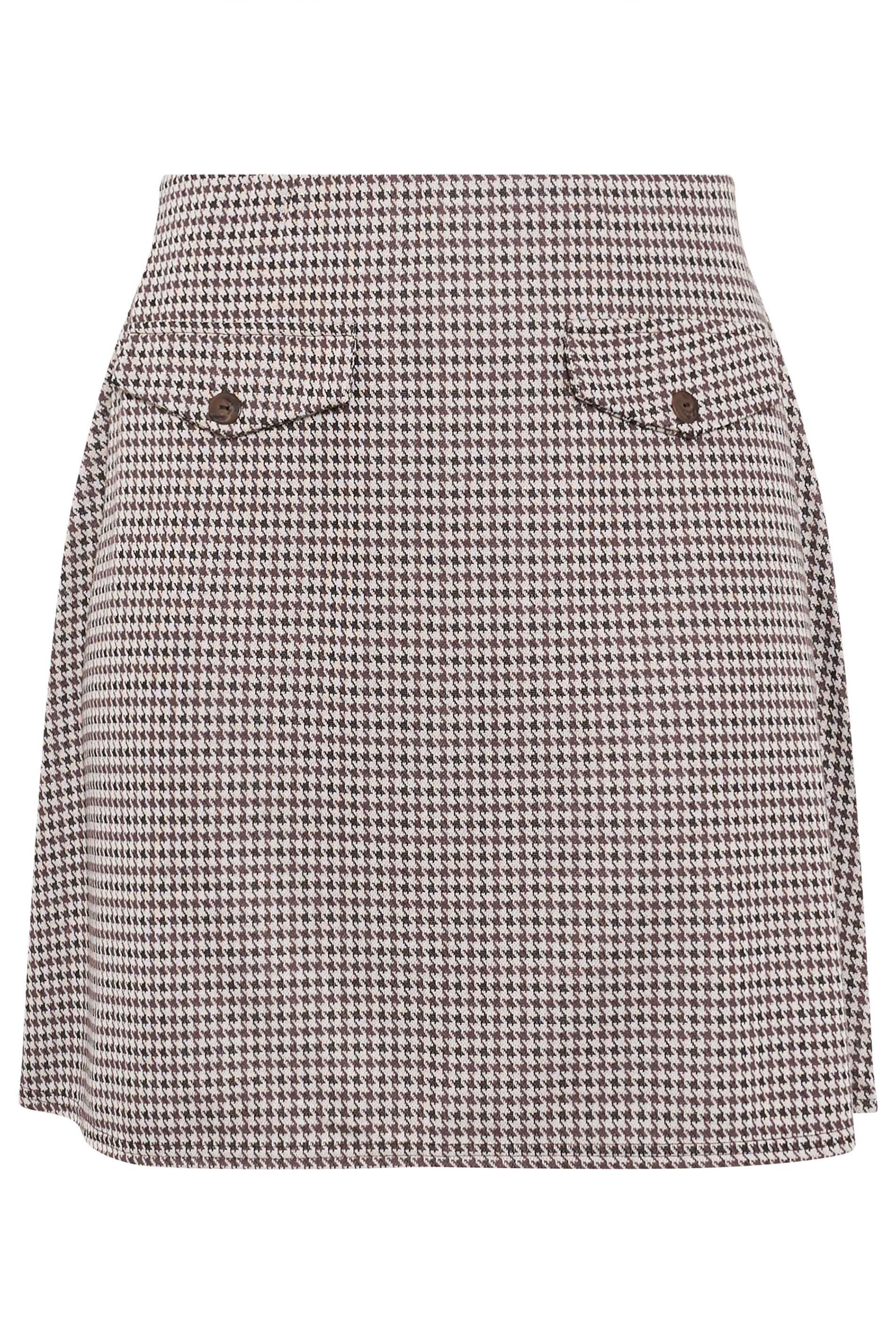 LIMITED COLLECTION Plus Size Beige Jacquard Mini Skirt | Yours Clothing 5