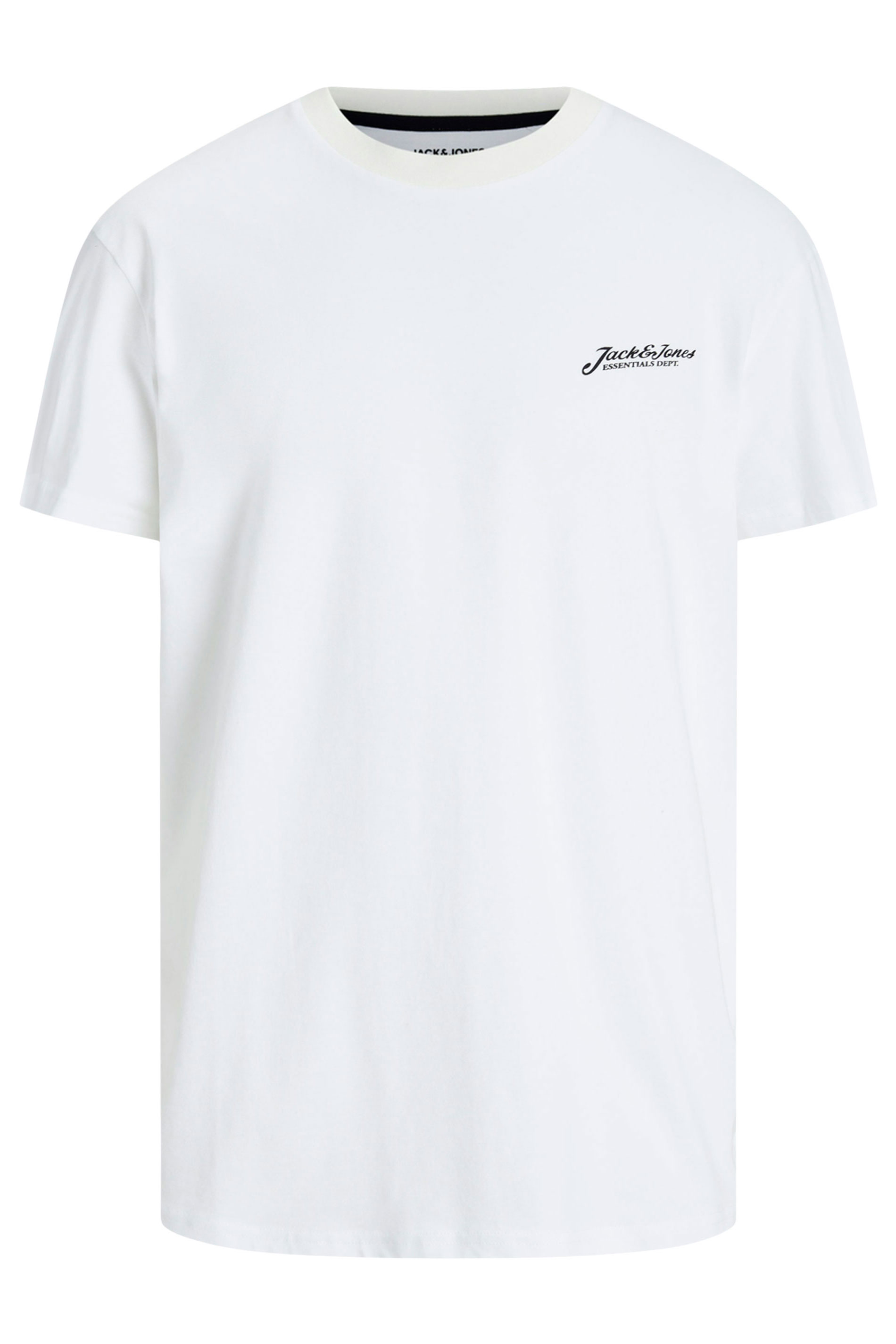 JACK & JONES Big & Tall Light blue & Black Core T-Shirts | BadRhino 7