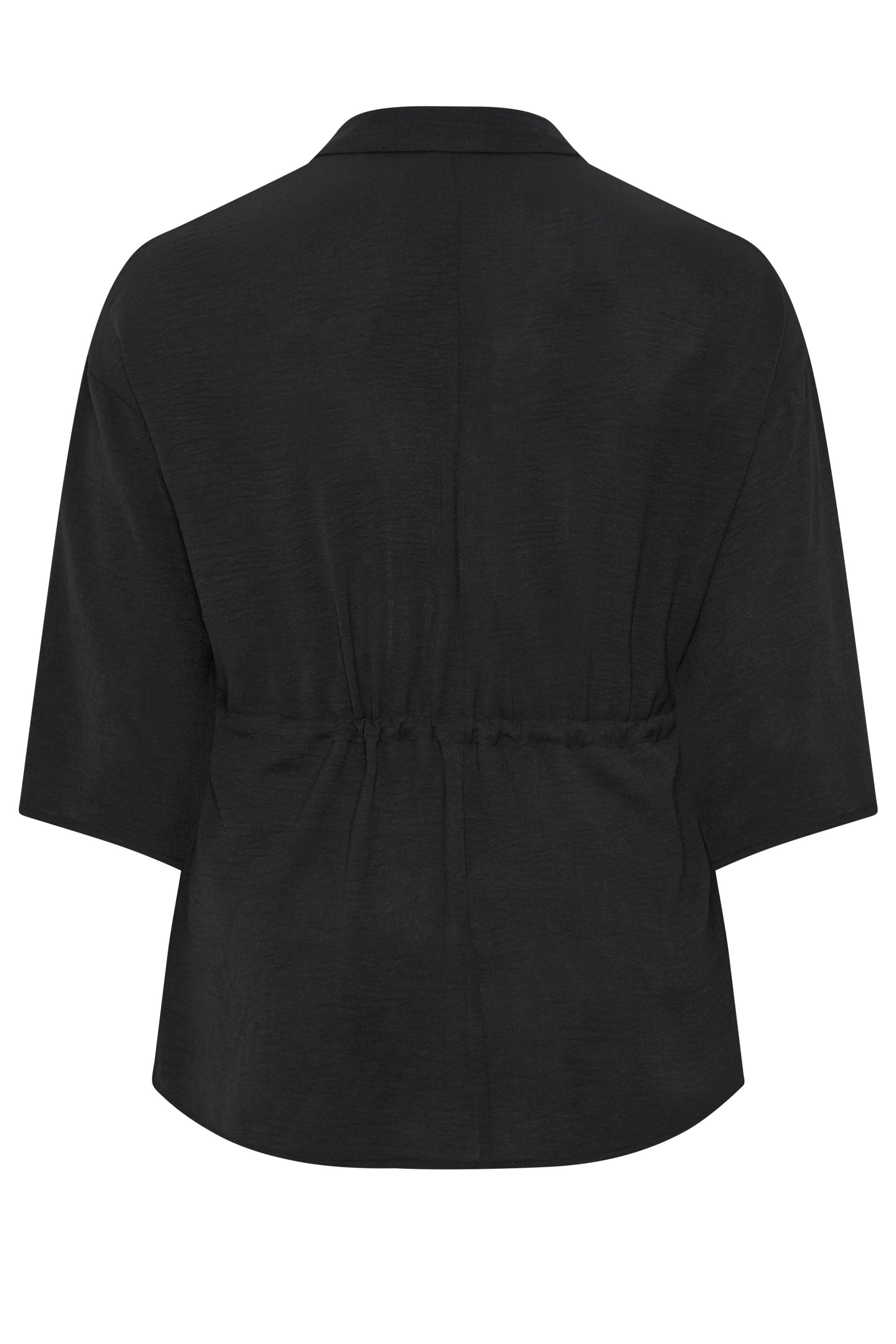 EVANS Plus Size Black Collared Shacket | Evans 7