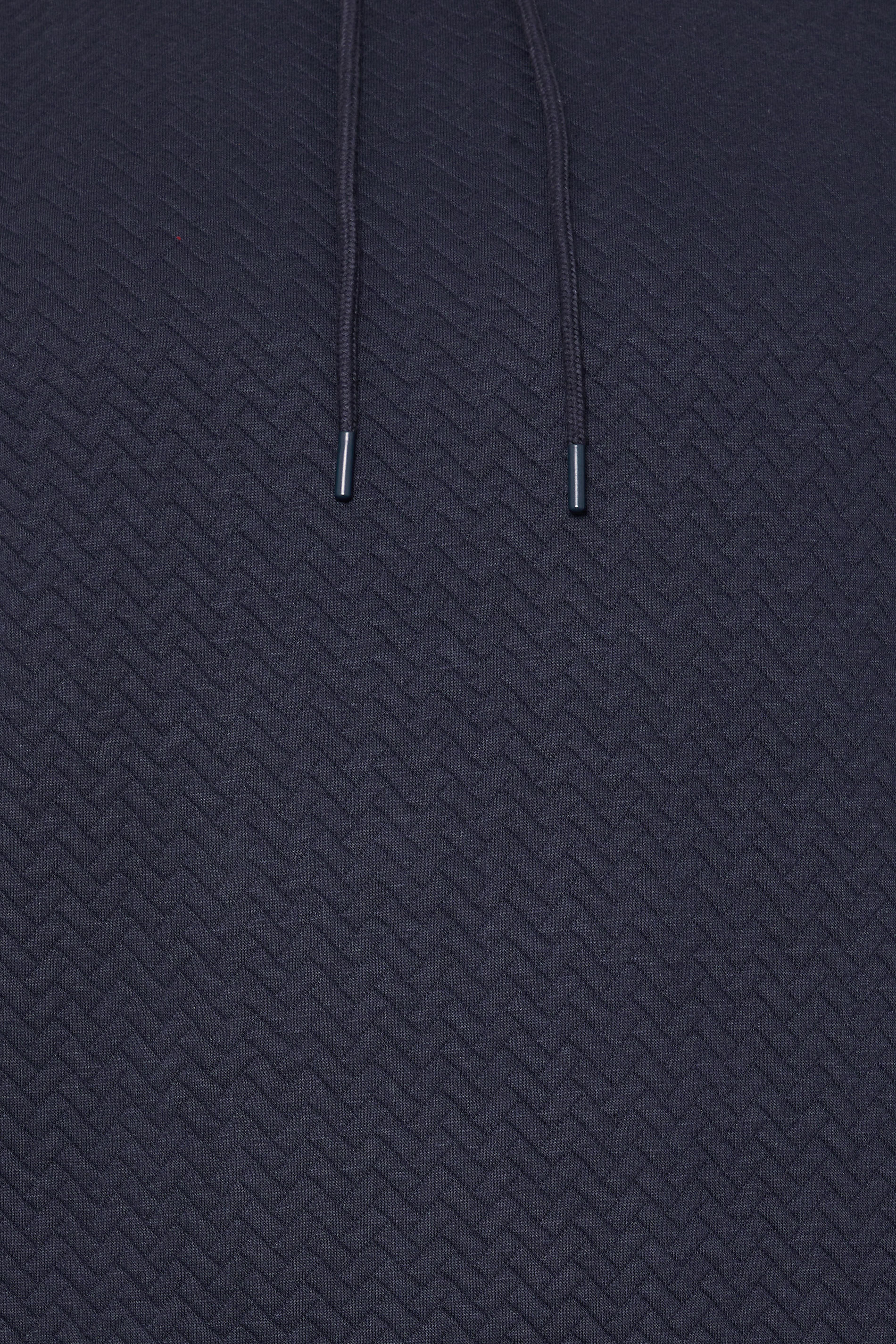 BadRhino Big & Tall Navy Blue Chevron Quilted Hoodie 1