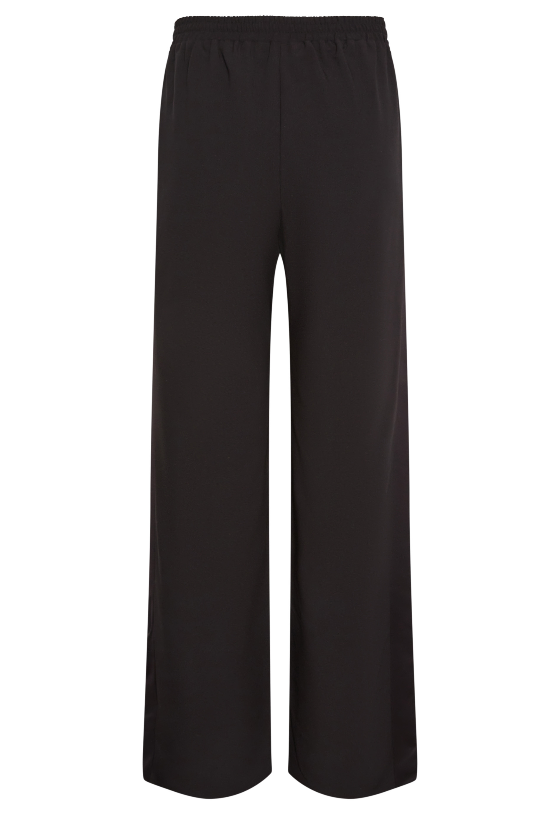 LTS Tall Black Wide Leg Tuxedo Trousers | Long Tall Sally  6
