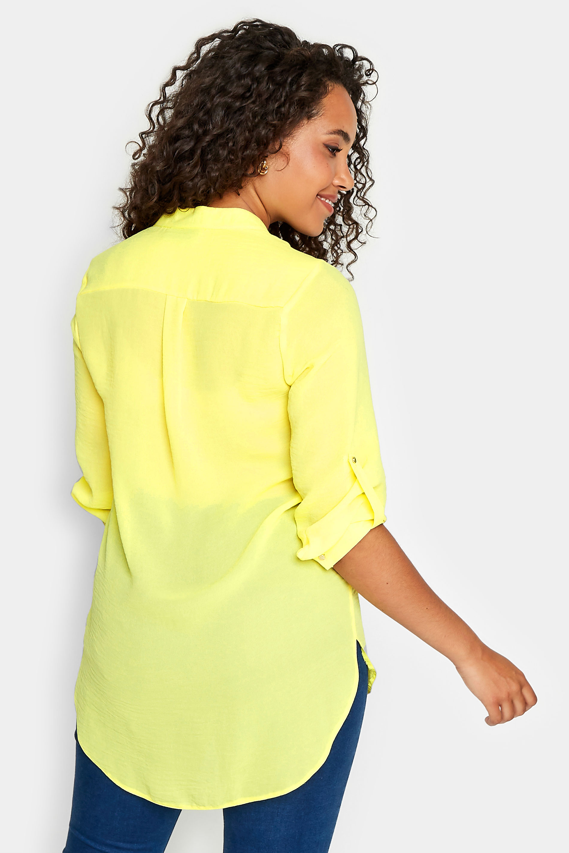 M&Co Yellow Tab Sleeve Blouse | M&Co 3