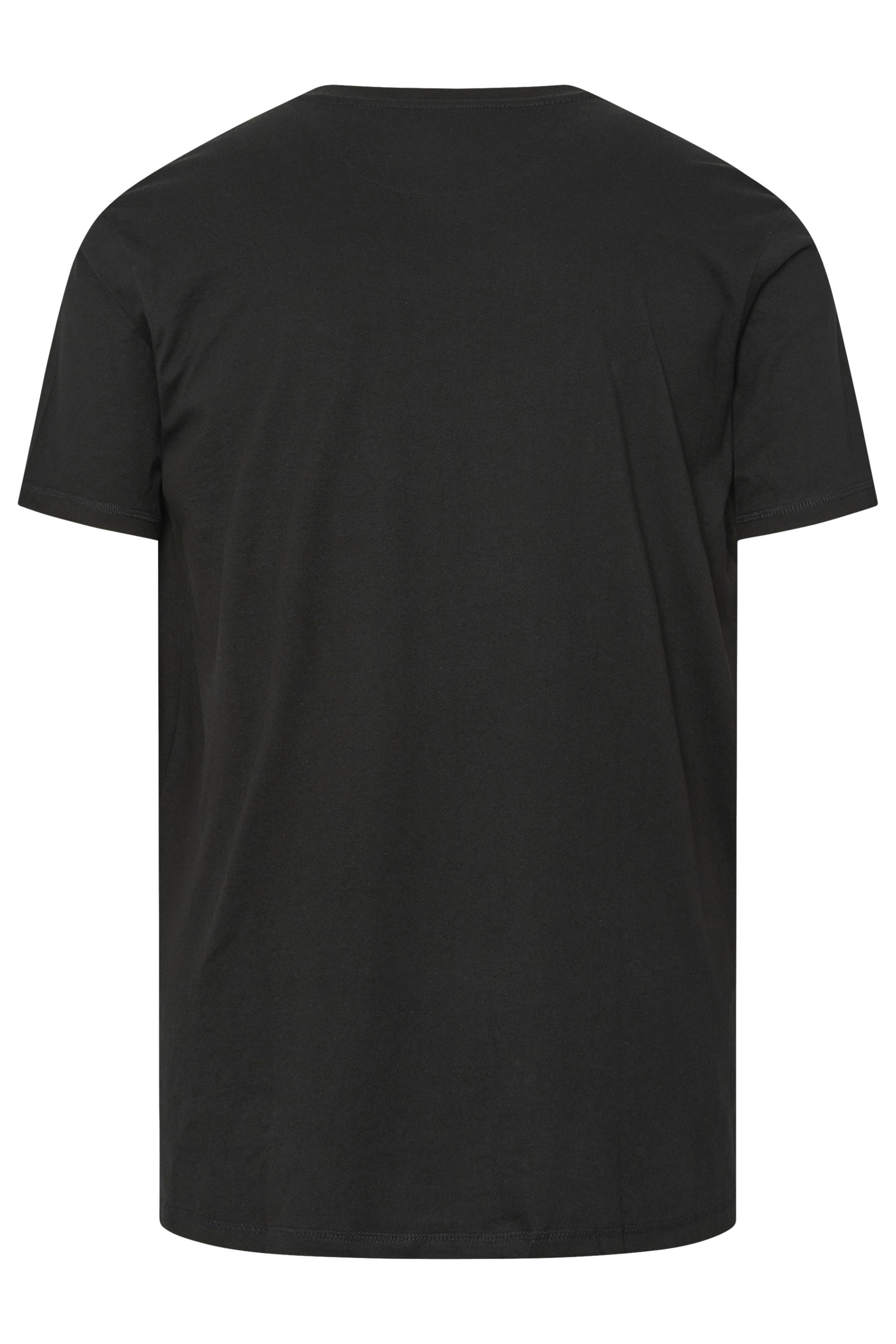 FIRETRAP Big & Tall Black Forged Iron Print T-Shirt | BadRhino 4