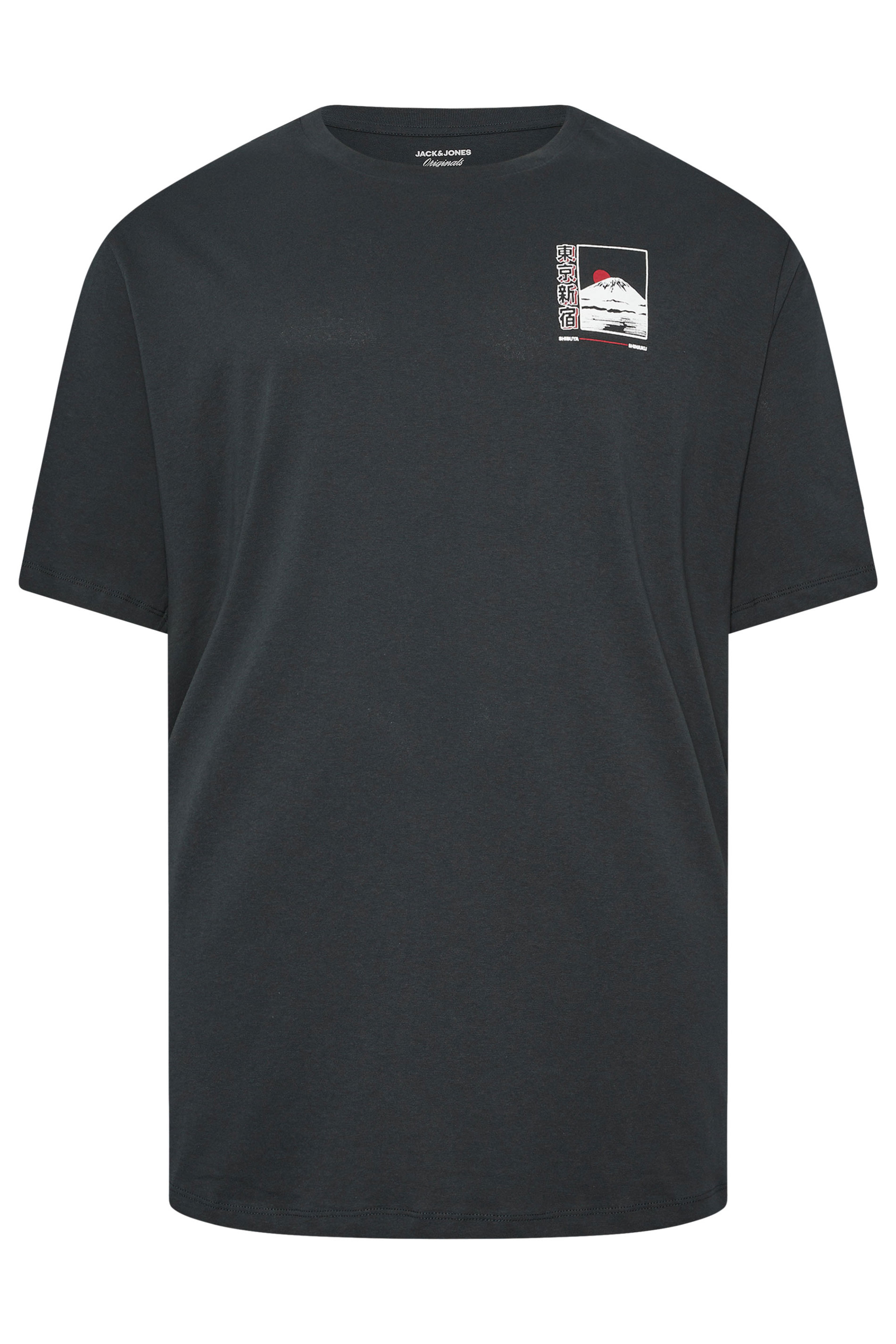 JACK & JONES Big & Tall Forest River Green Graphic T-Shirt | BadRhino 4