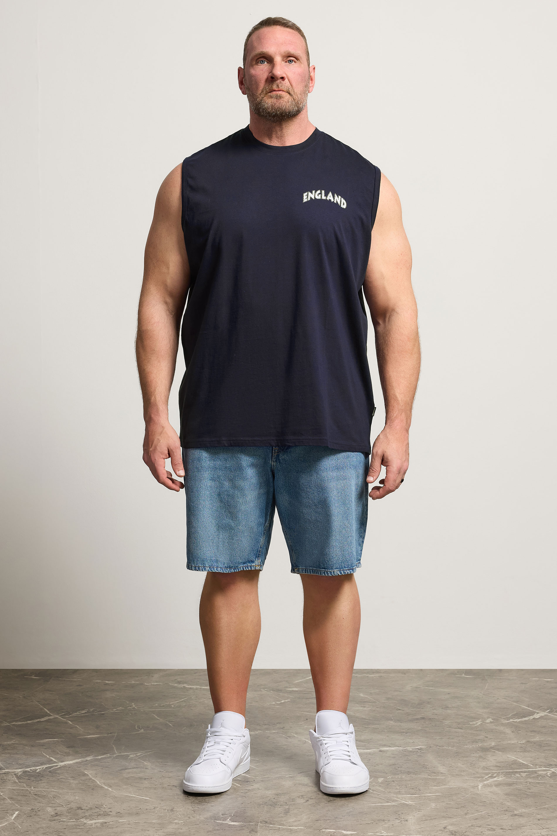 BadRhino Big & Tall Navy Blue England '66 Vest | BadRhino 1