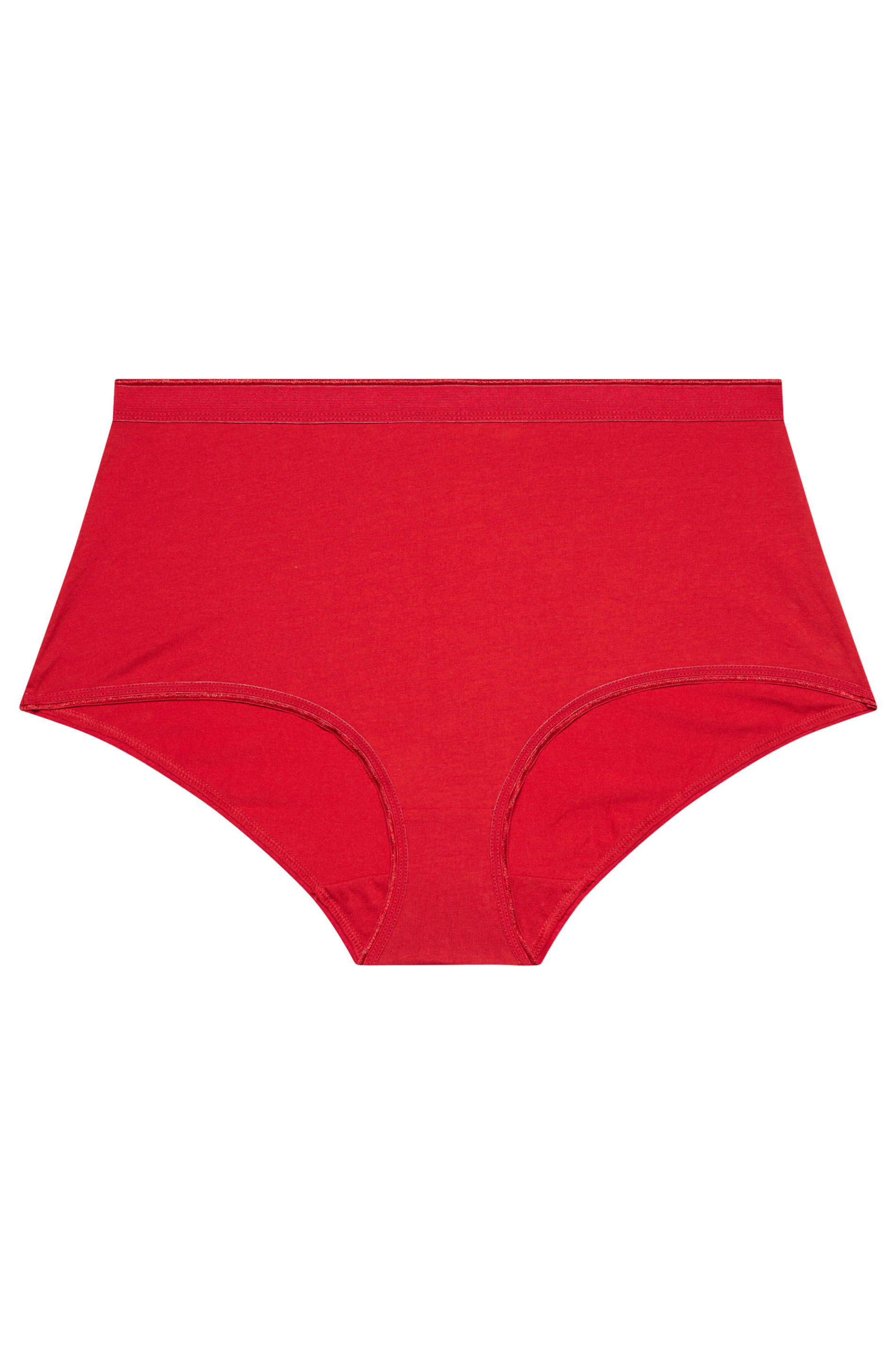 YOURSET 5 PACK Plus Size Red Kiss Print Full Briefs | Yours Clothing 9