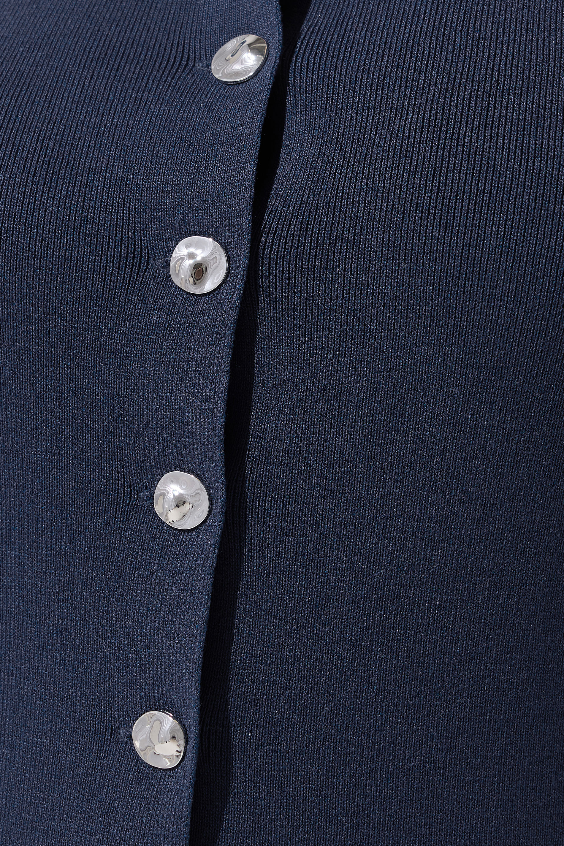 LIMITED COLLECTION Plus Size Navy Blue Knitted Waistcoat | Yours Clothing 4