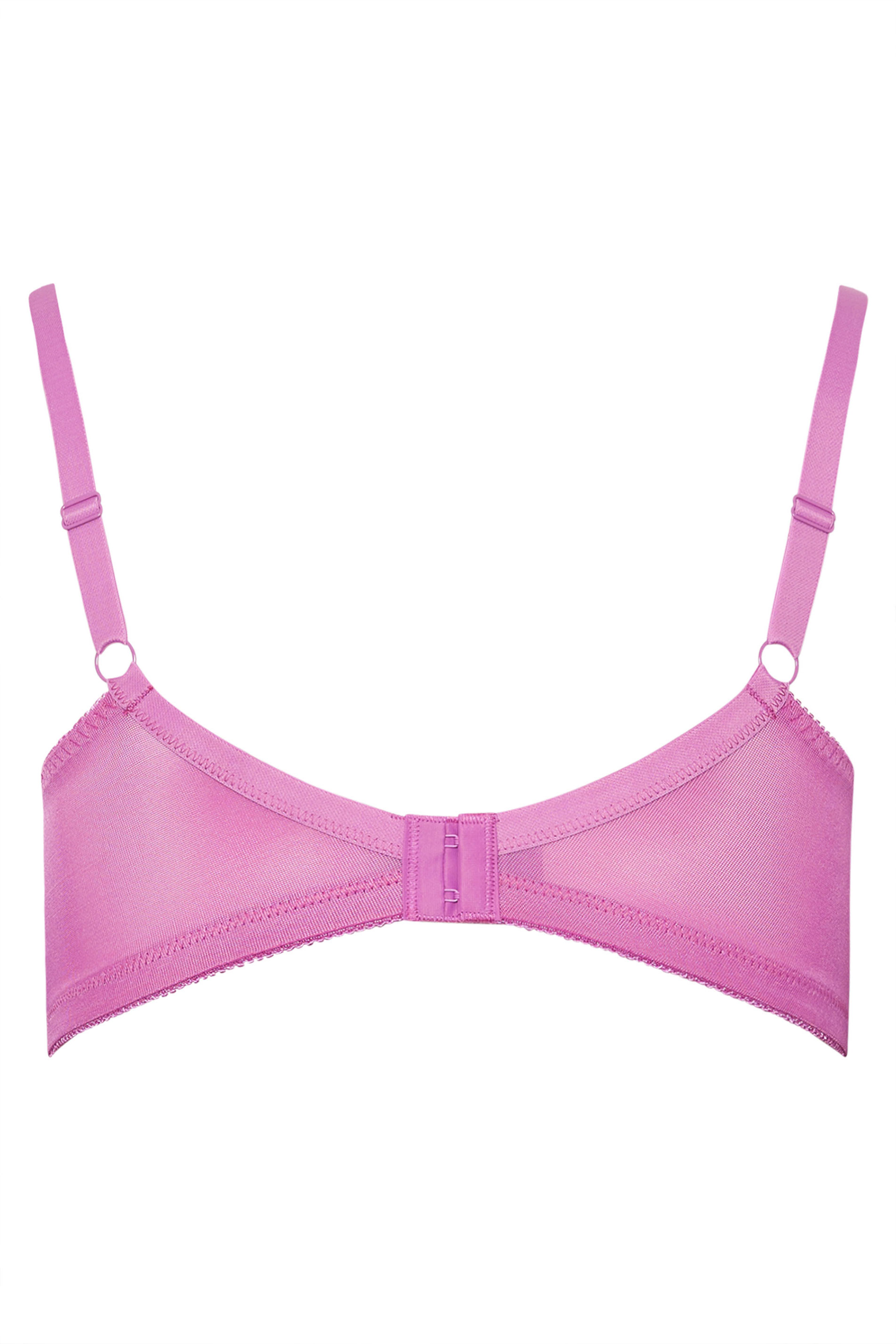 YOURS Plus Size Pink Lace Full Cup Bra | Yours Clothing 7