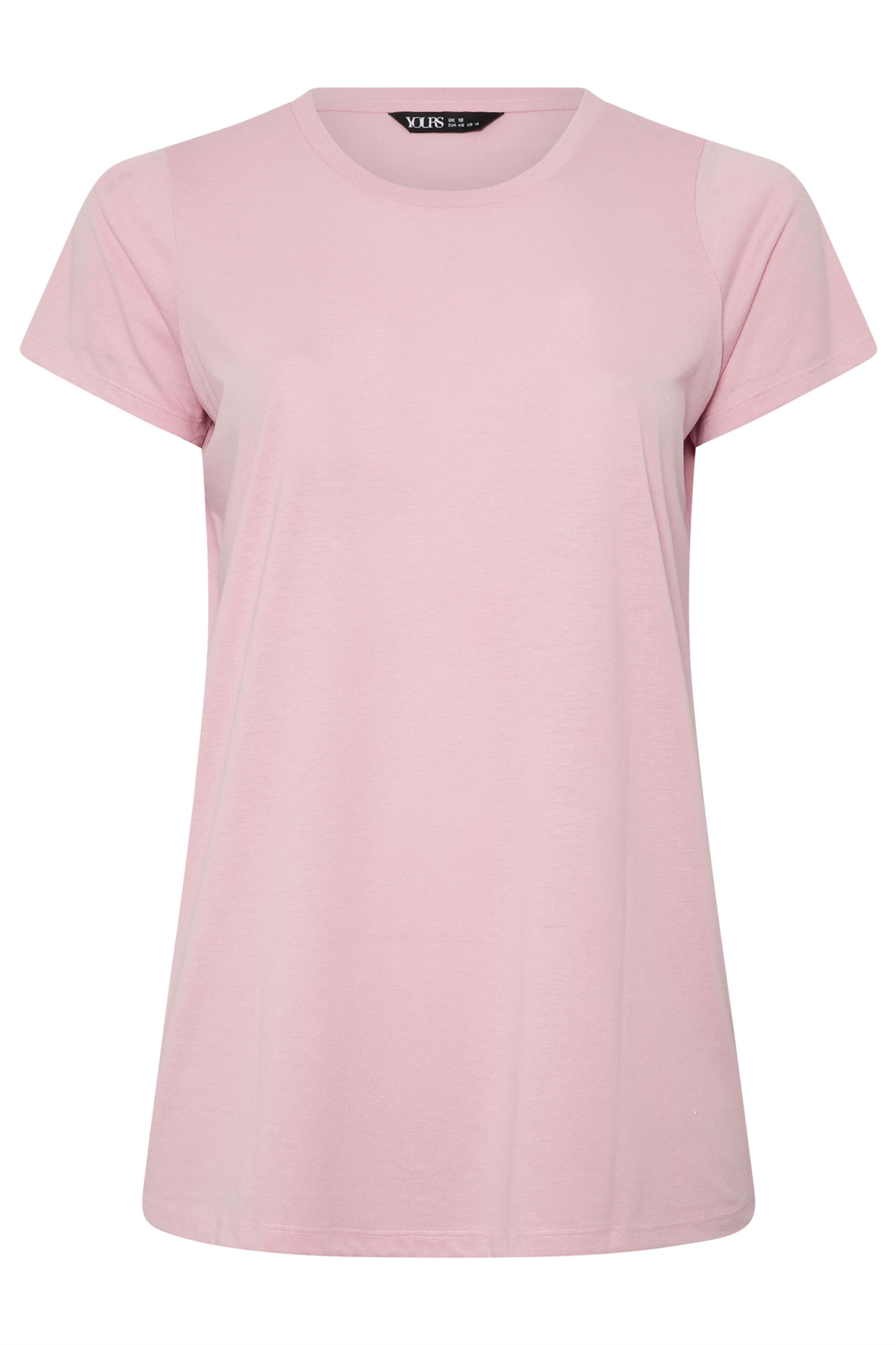 YOURSET 3 PACK Plus Size Chocolate Brown & Pink Core T-Shirts | Yours Clothing 9
