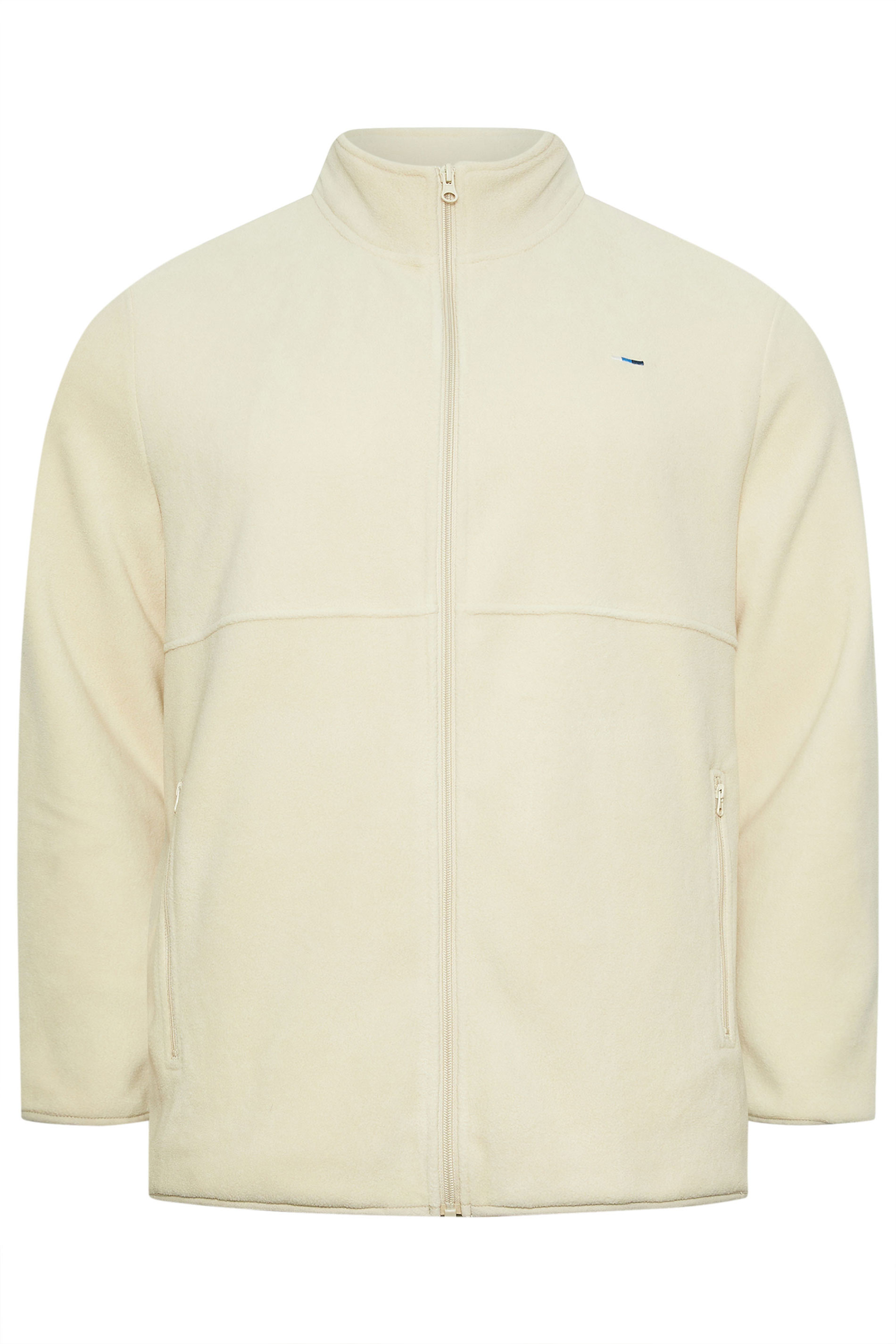 BadRhino Big & Tall Light Brown Essential Zip Through Fleece | BadRhino 2