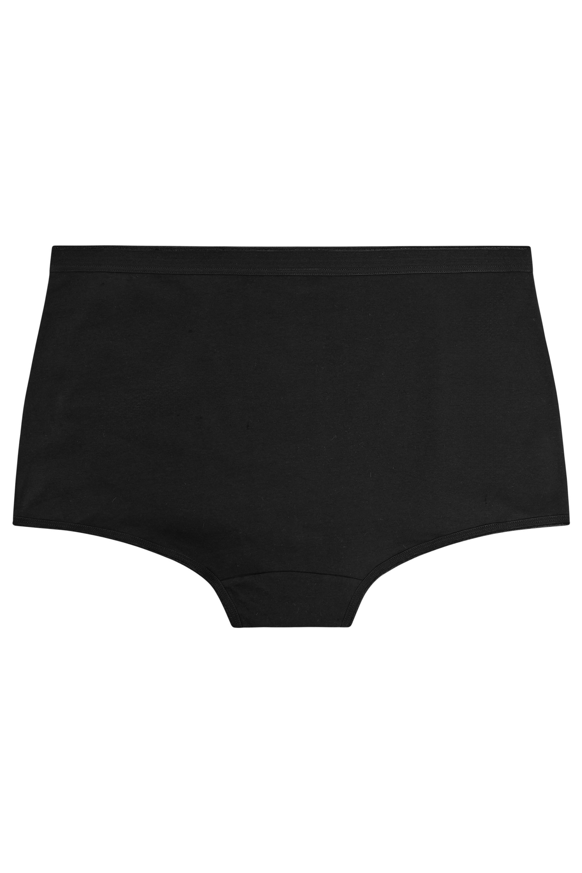 YOURSET 5 PACK Plus Size Black High Waisted Shorts | Yours Clothing 5