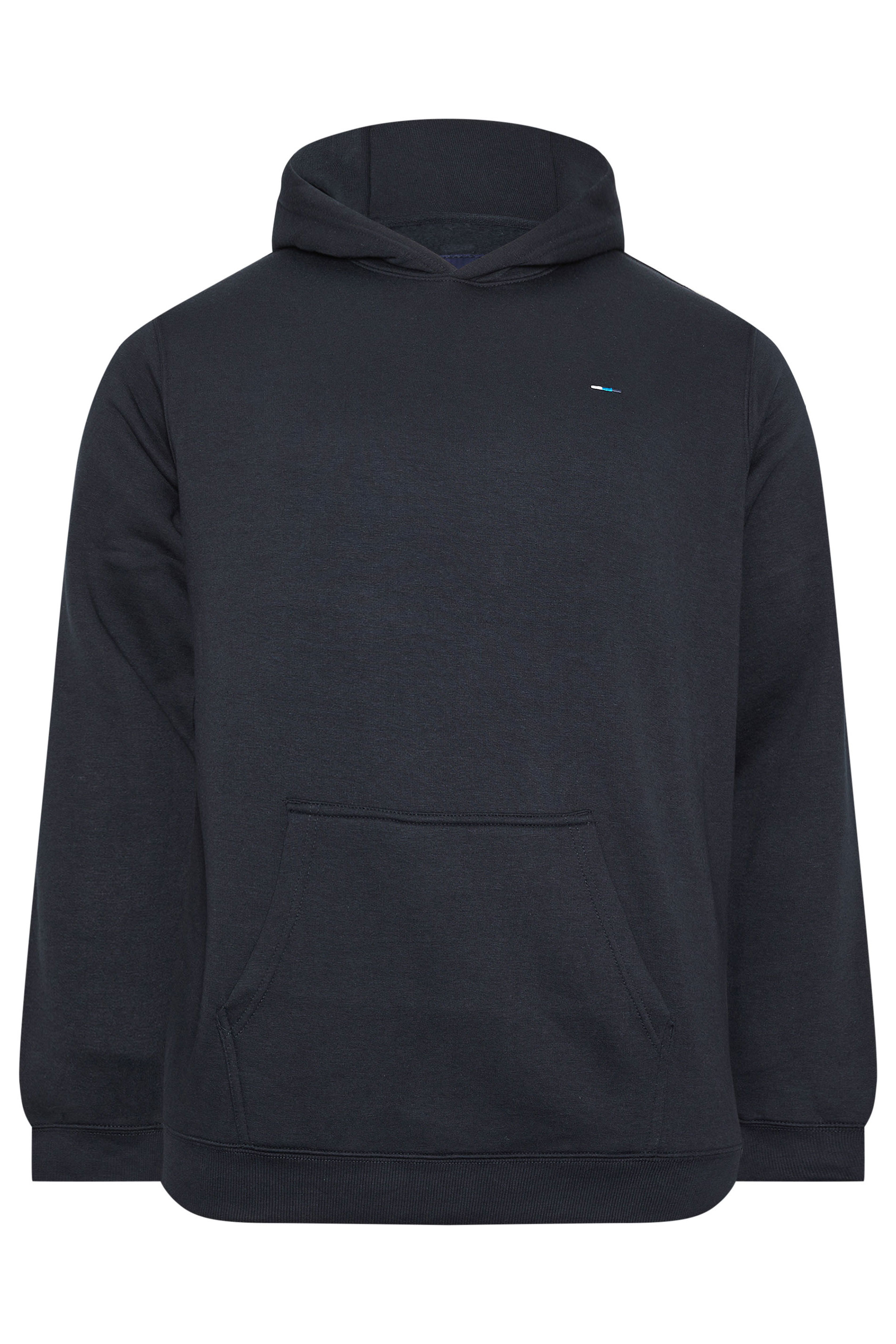 BadRhino Big & Tall Navy Blue Front Pocket Hoodie | BadRhino 5