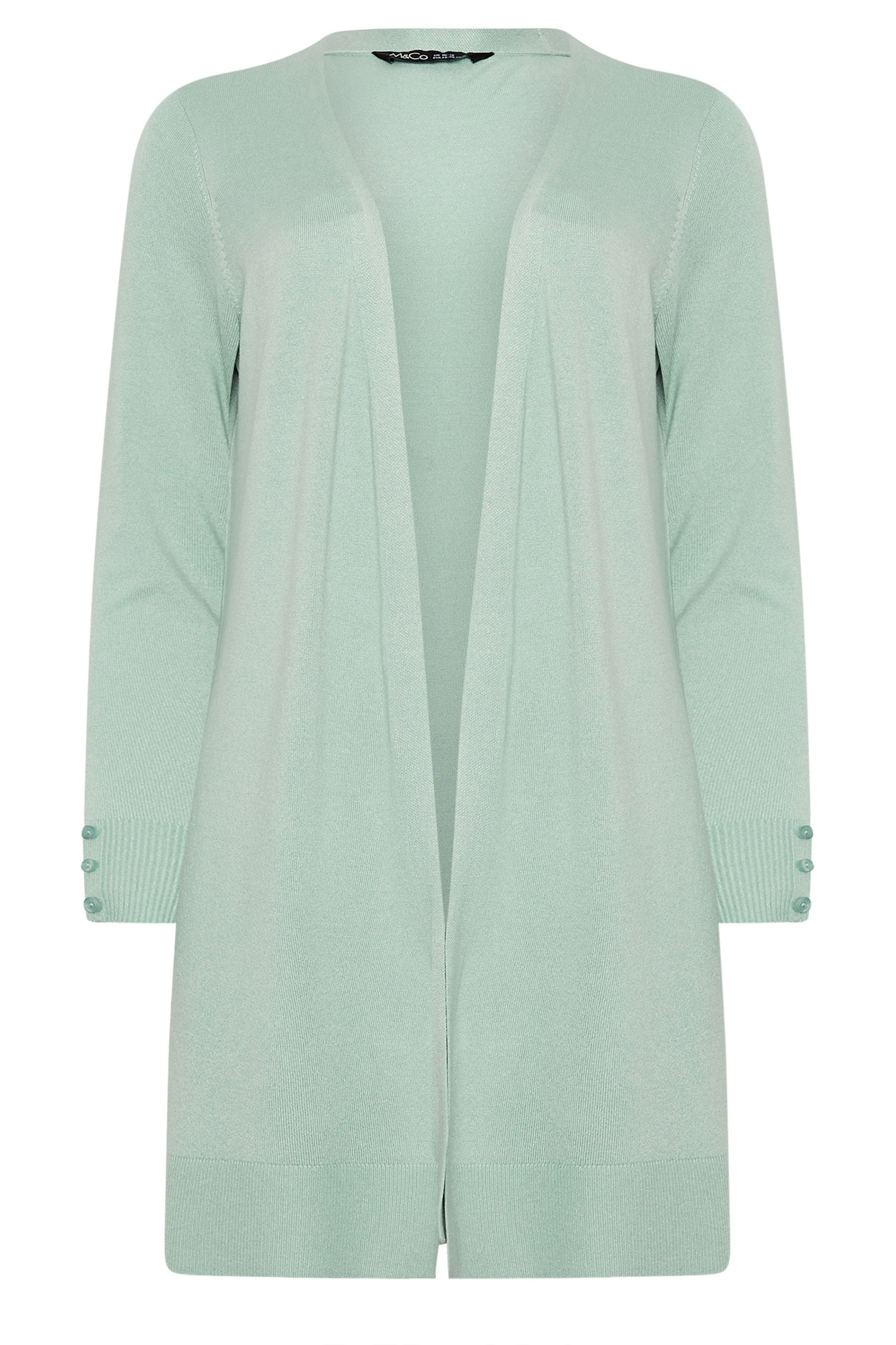 M&Co Sage Green Longline Cardigan | M&Co 5