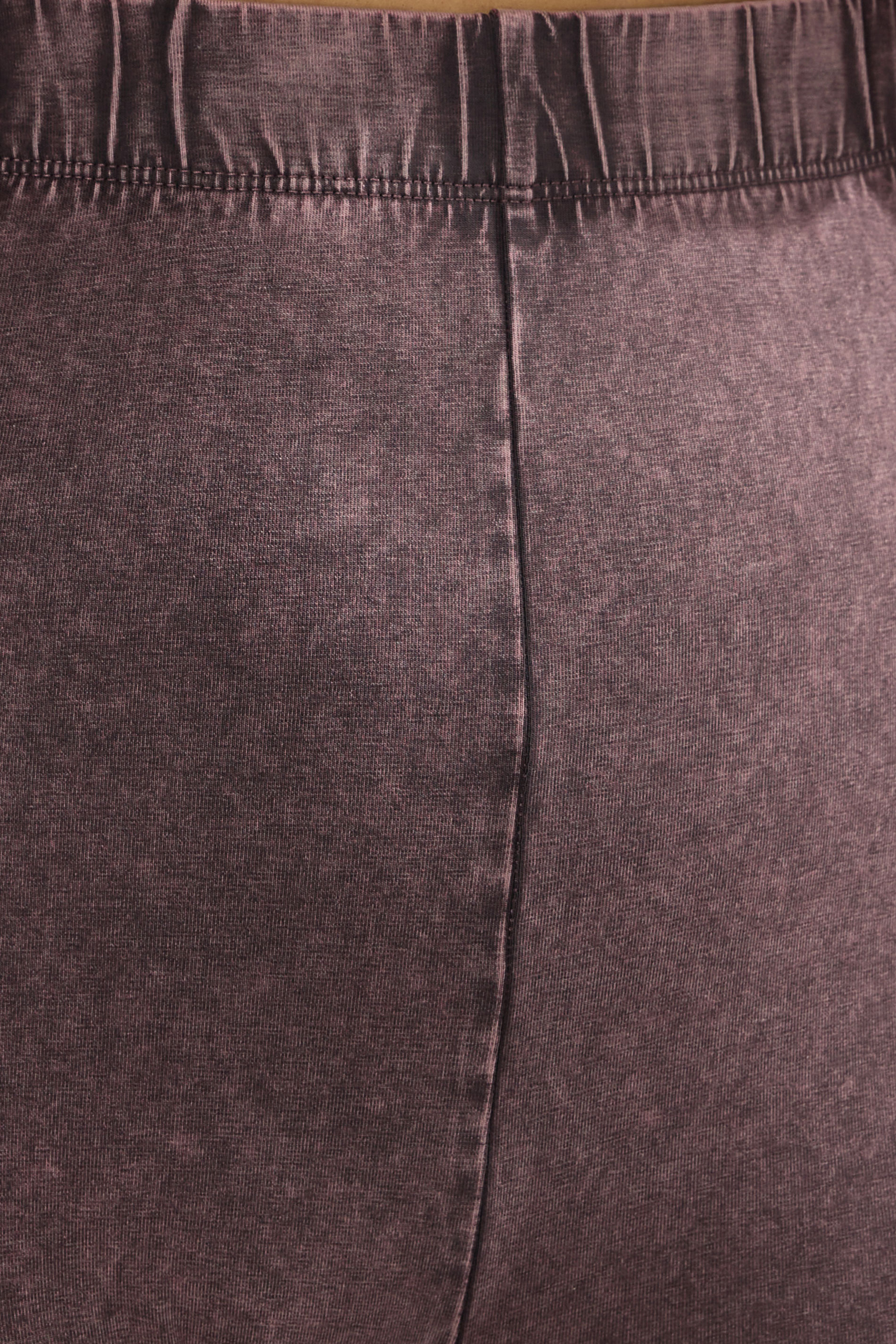 YOURS Plus Size Burgundy Red Acid Wash Leggings | Yours Clothing 4