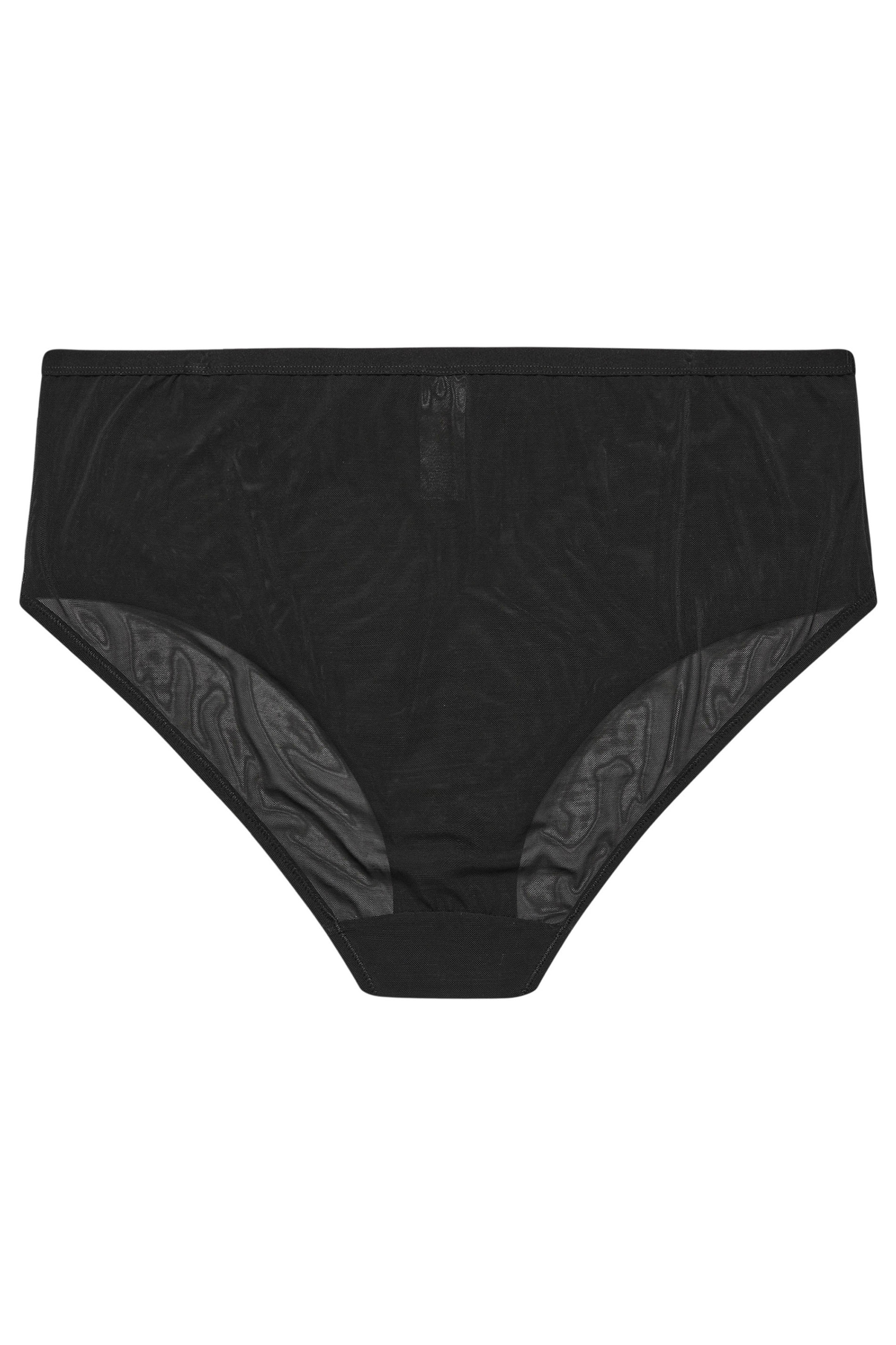 YOURSET 2 PACK Plus Size Pink & Black Briefs | Yours Clothing 10