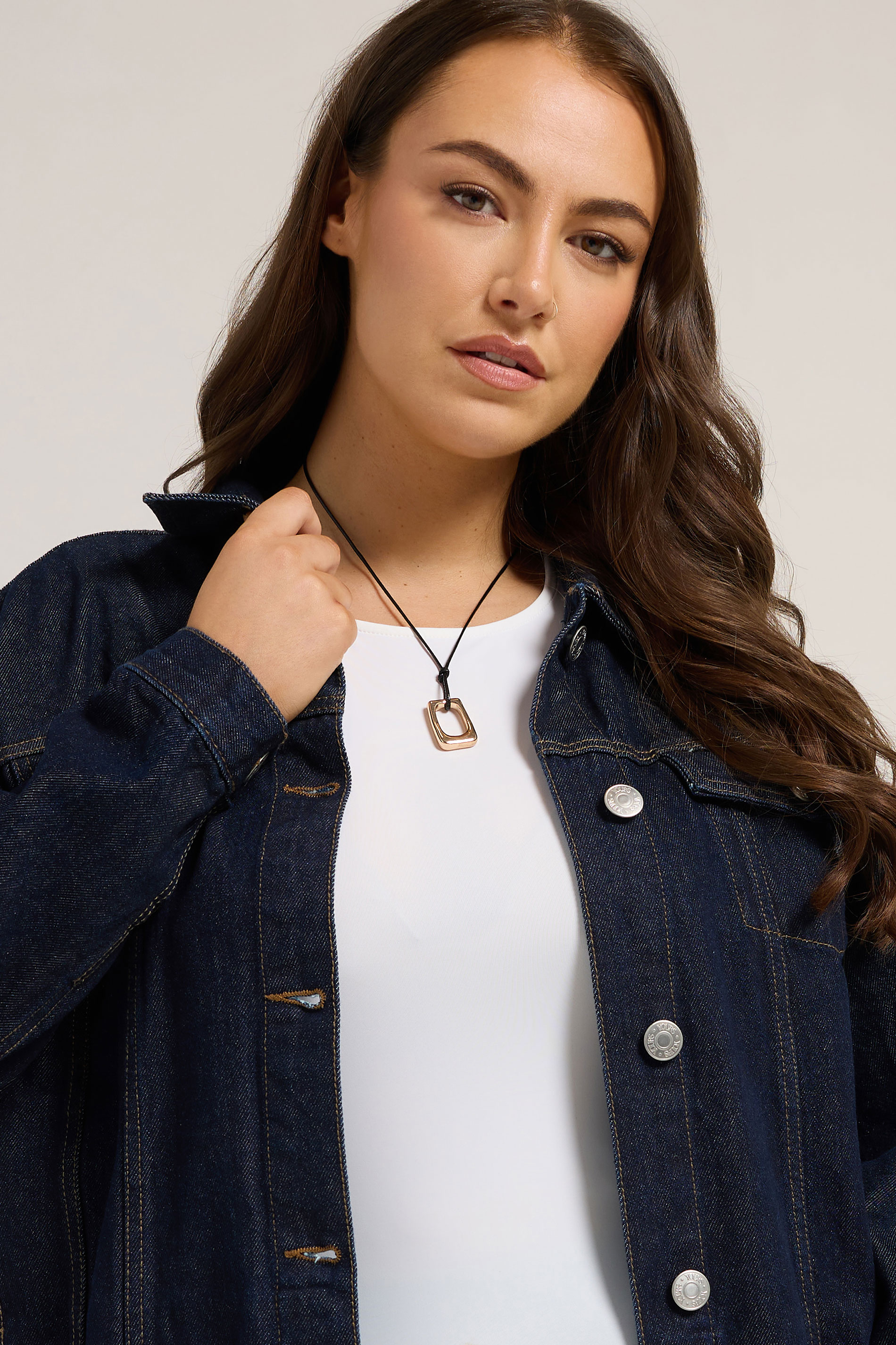 Women's Gold Yours Tone Abstract Pendant Necklace Size One Size