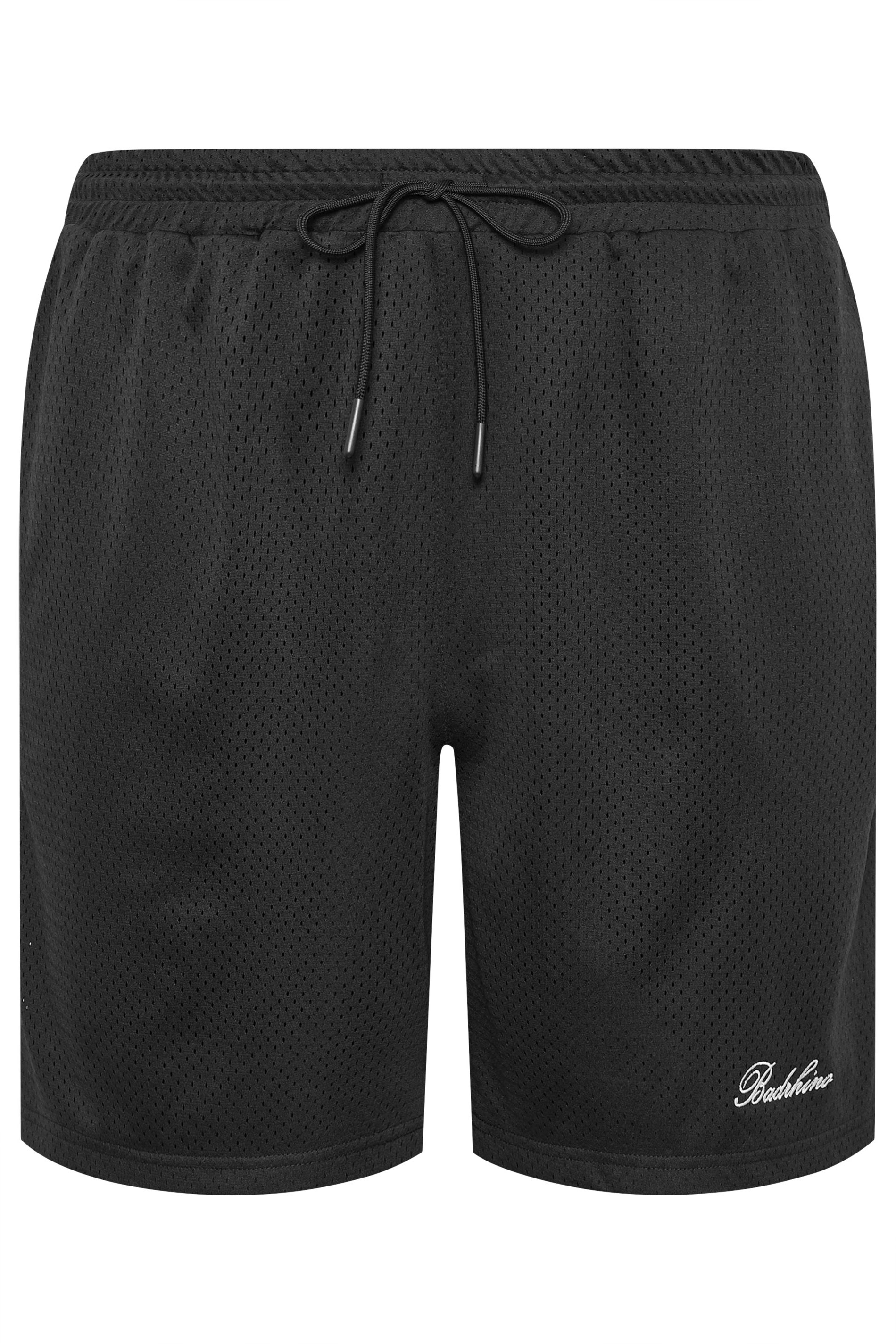 BadRhino Big & Tall Black Lightweight Mesh Shorts | BadRhino 7