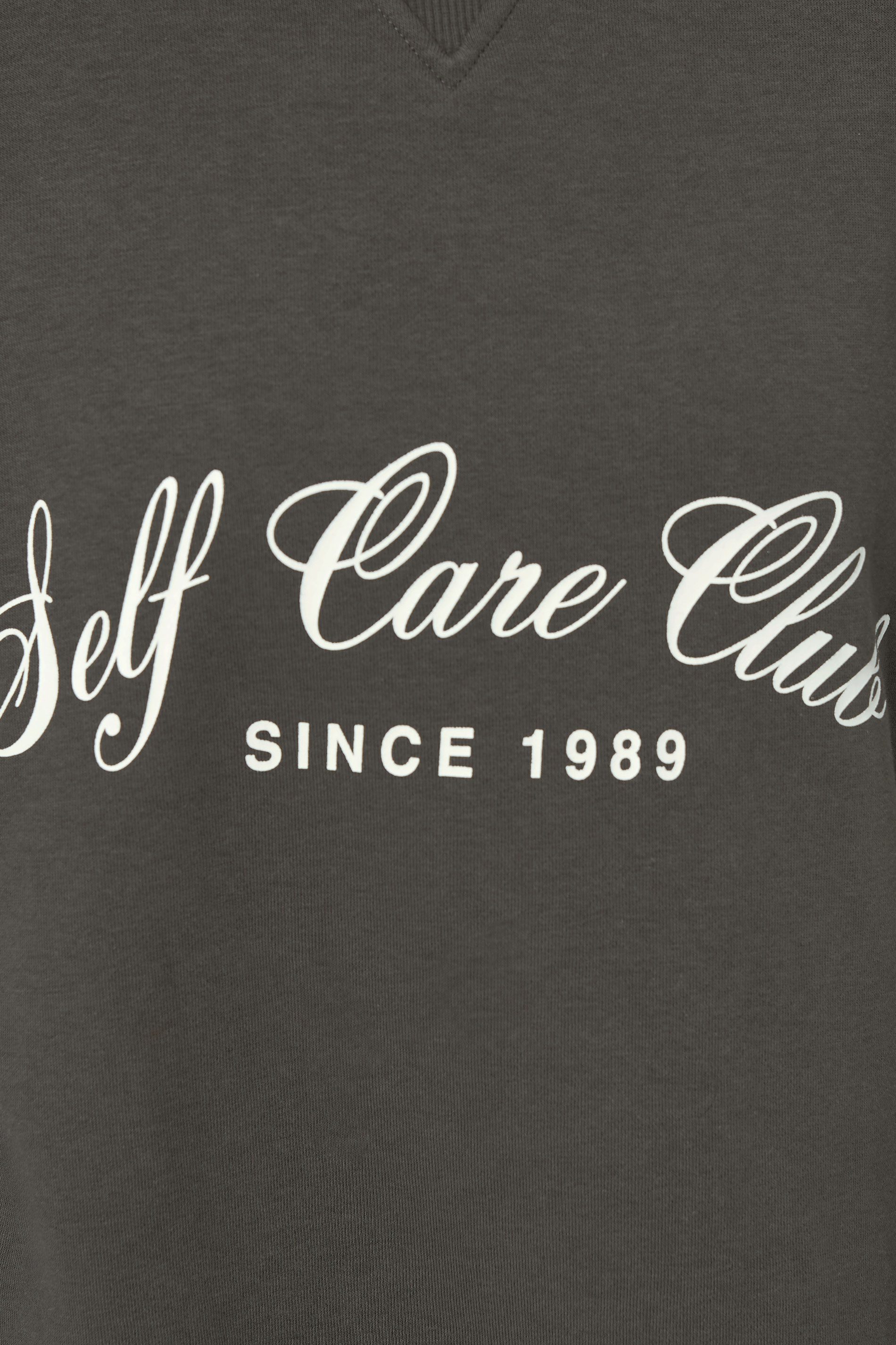 PixieGirl Petite Women's Grey 'Self Care Club' Sweatshirt Dress | PixieGirl 5