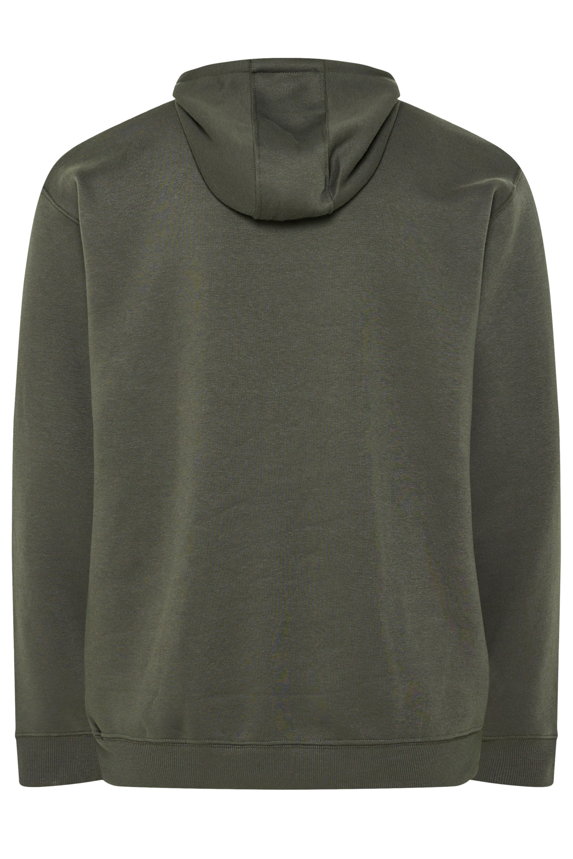 FIRETRAP Big & Tall Khaki Green Hawk Hoodie | BadRhino 4