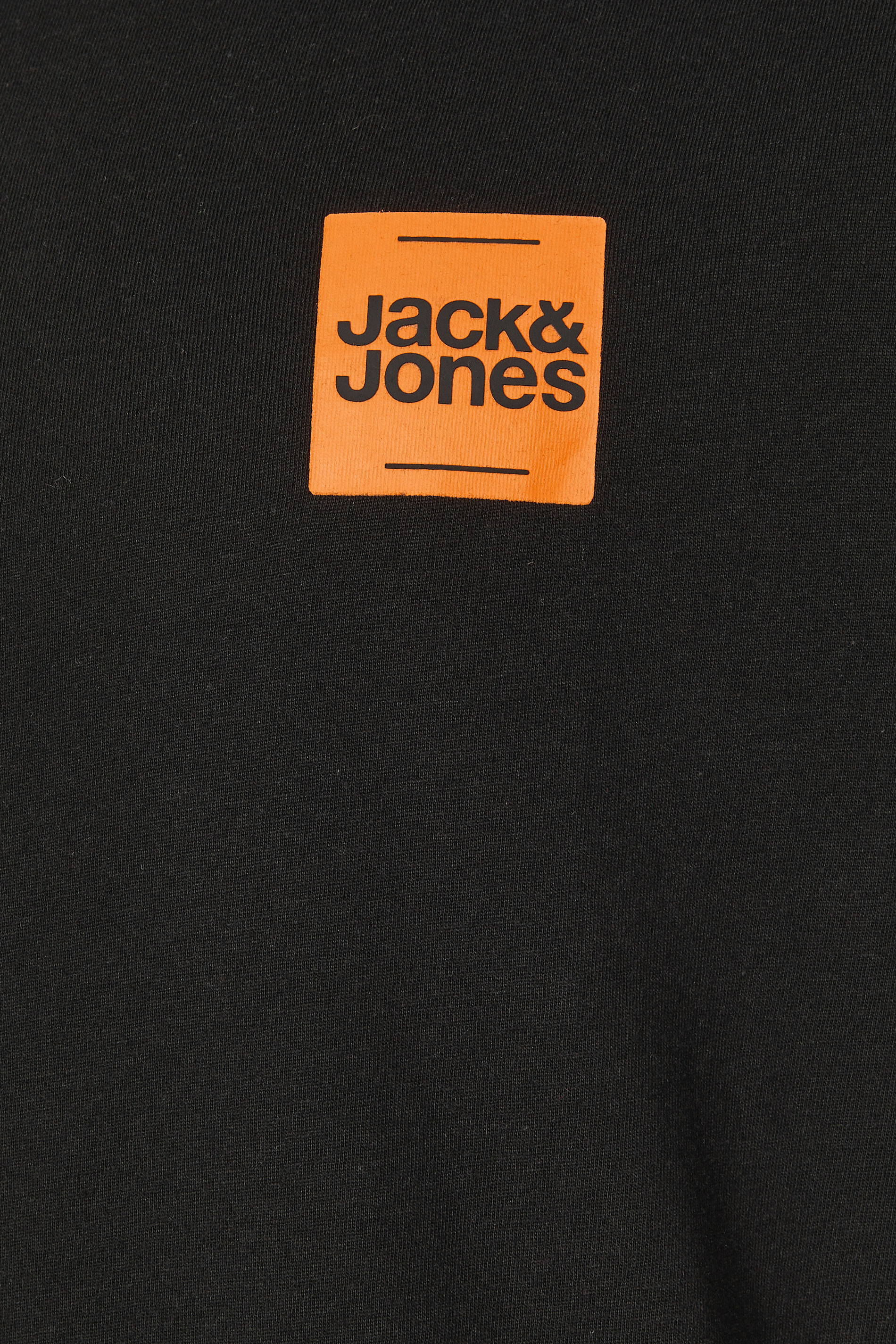 JACK & JONES Big & Tall Black Logo T-Shirt | BadRhino 2
