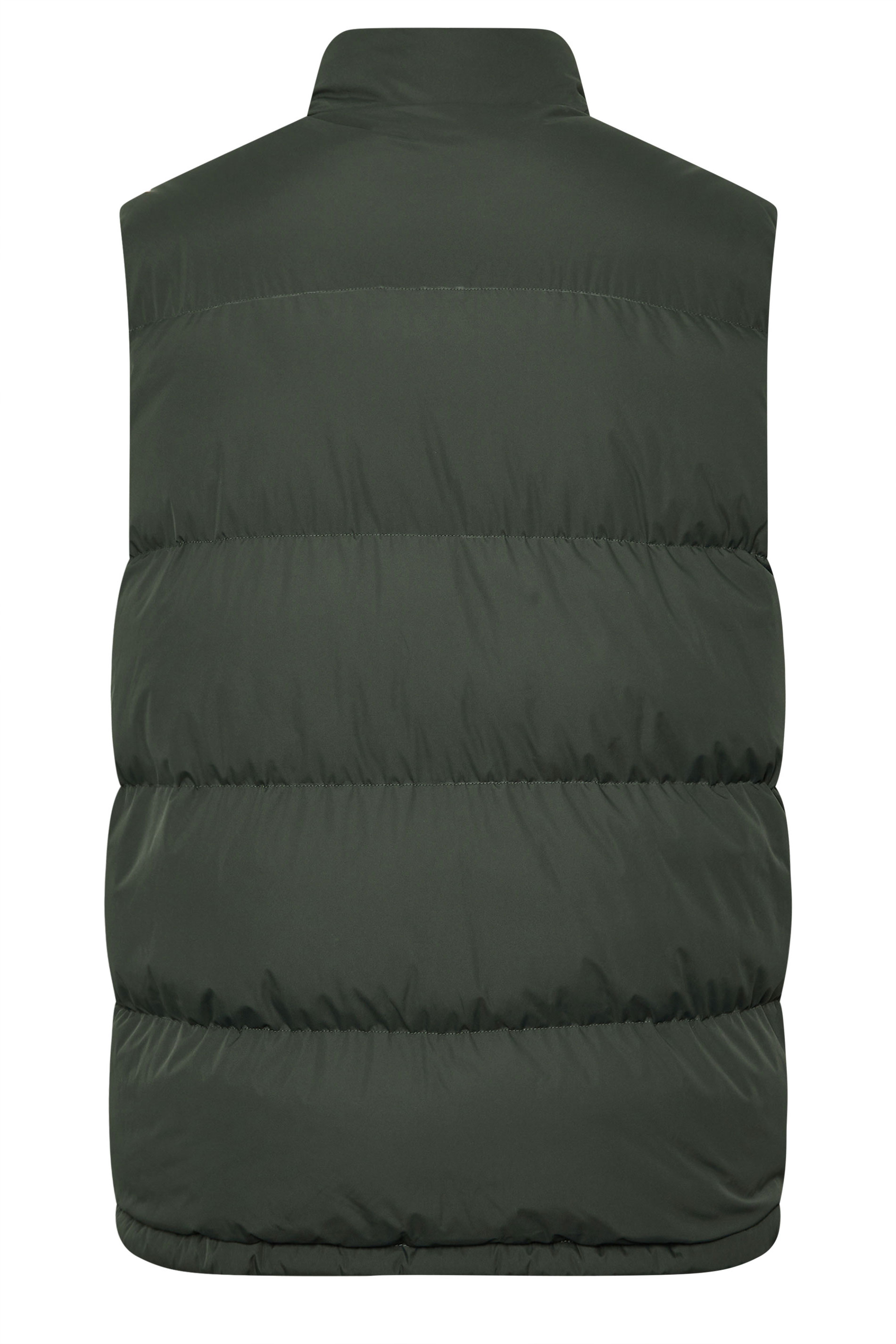 BadRhino Big & Tall Dark Green Zip Through Gilet | BadRhino 7