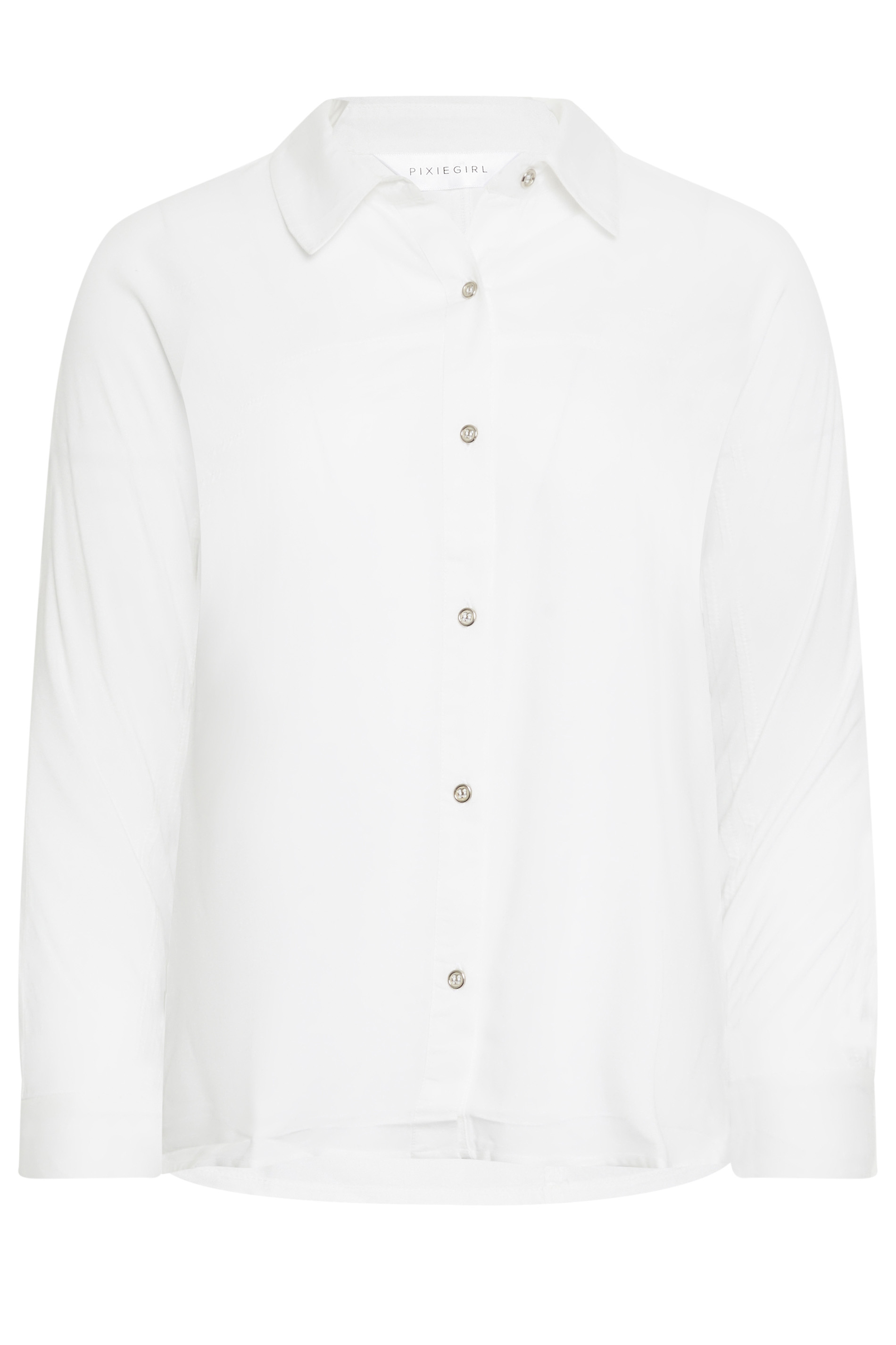 PixieGirl White Long Sleeve Shirt | PixieGirl  6