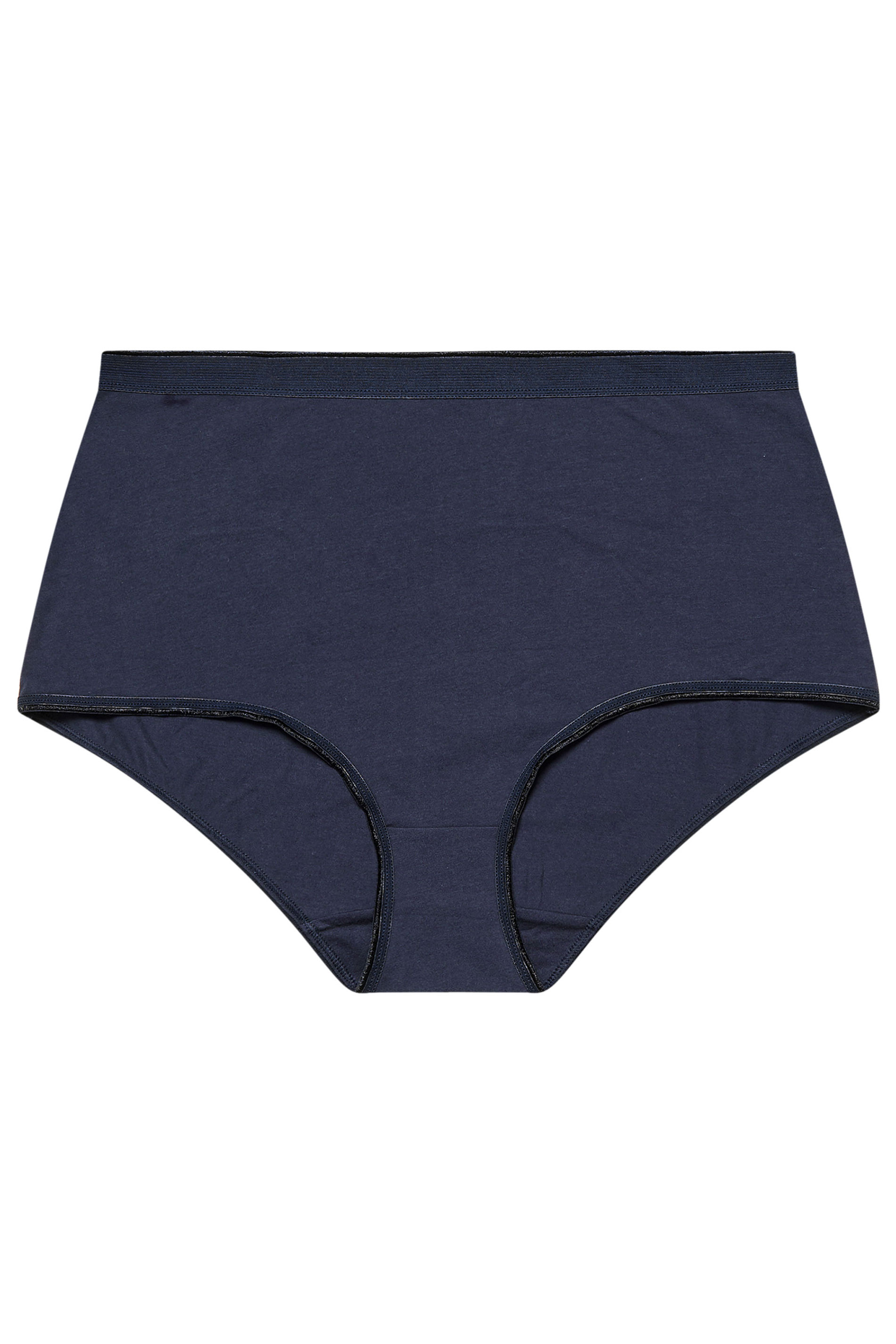 YOURSET 5 PACK Plus Size Blue Floral Print Full Briefs | Yours Clothing 10