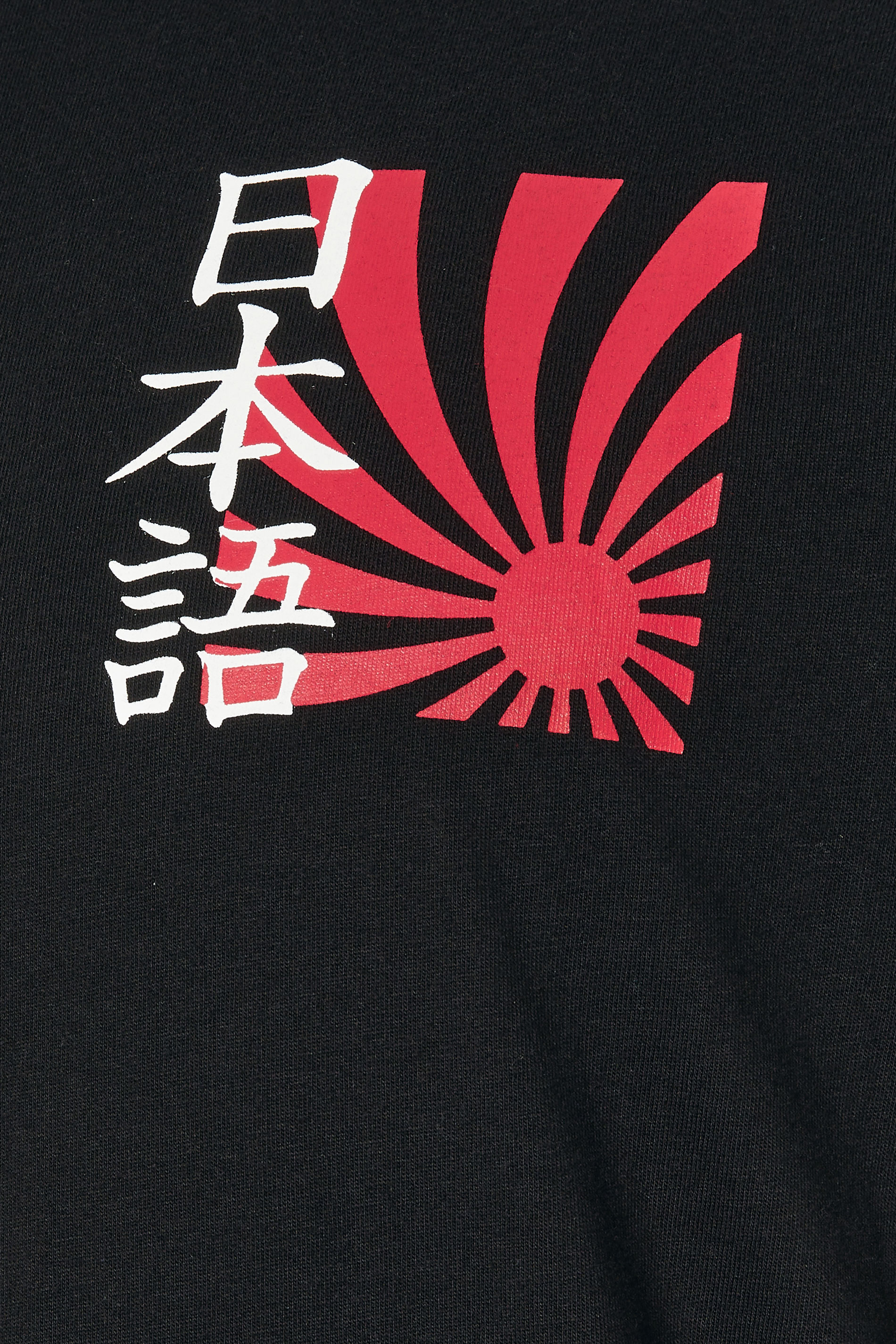 BadRhino Big & Tall Black Japanese Sun Graphic T-Shirt | BadRhino 6