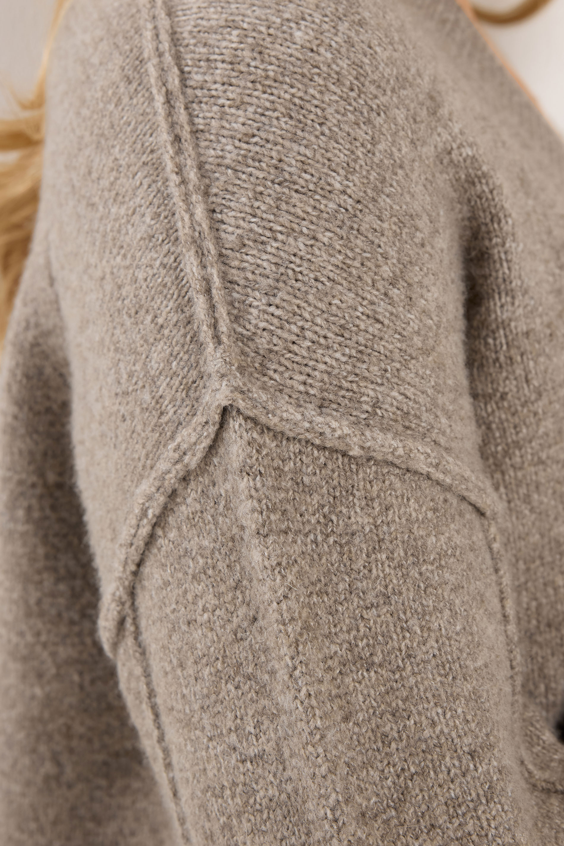 LTS Tall Brown Seam Detail Knitted Cardigan | Long Tall Sally 5