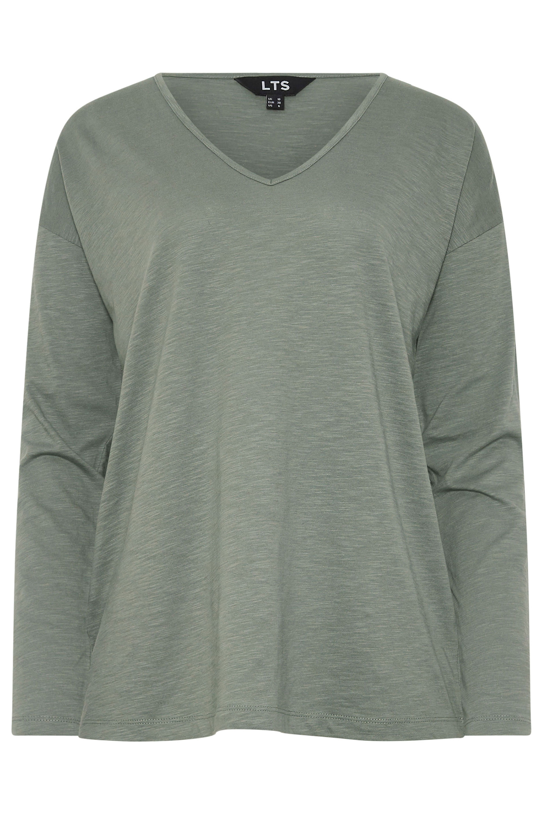LTS Tall 2 PACK Berry Pink & Grey Cotton Long Sleeve T-Shirts | Long Tall Sally 8