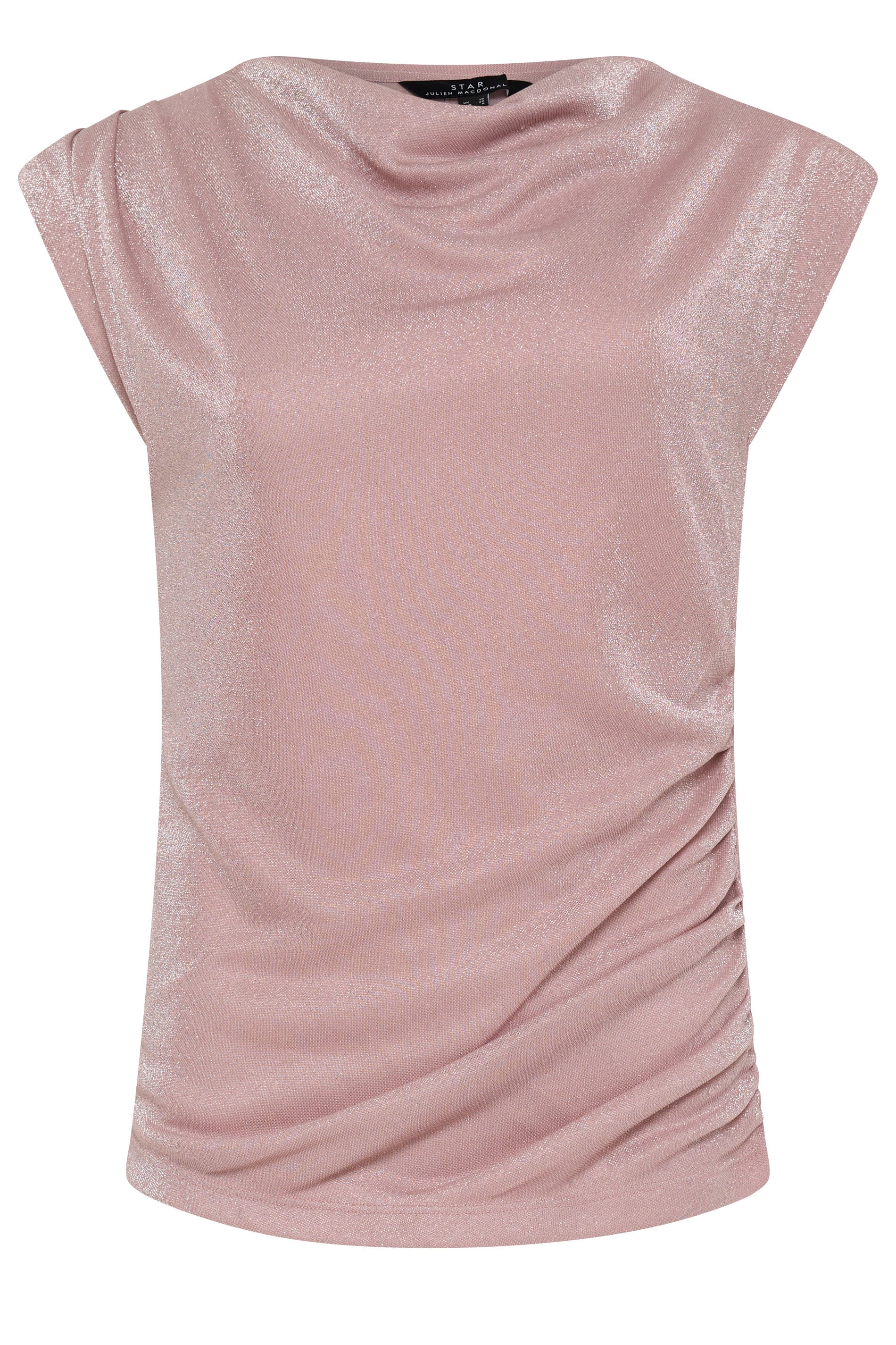 STAR Pink Shimmer Draped Top | StarByJM 5
