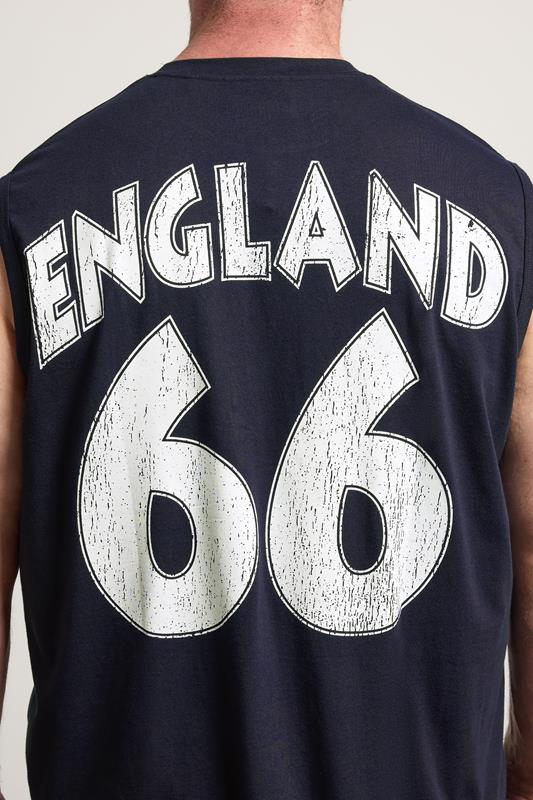 BadRhino Big & Tall Navy Blue Extra Long England 66 Vest | BadRhino 4