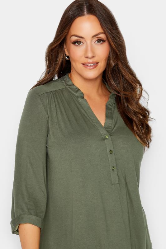 M&Co Green Placket Jersey Shirt | M&Co 4