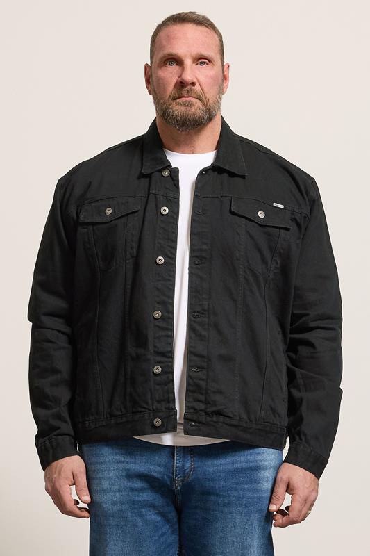 D555 Black Denim Jacket | BadRhino 1