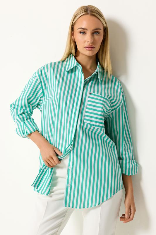 STAR Green Striped Long Sleeve Shirt | StarByJM 1