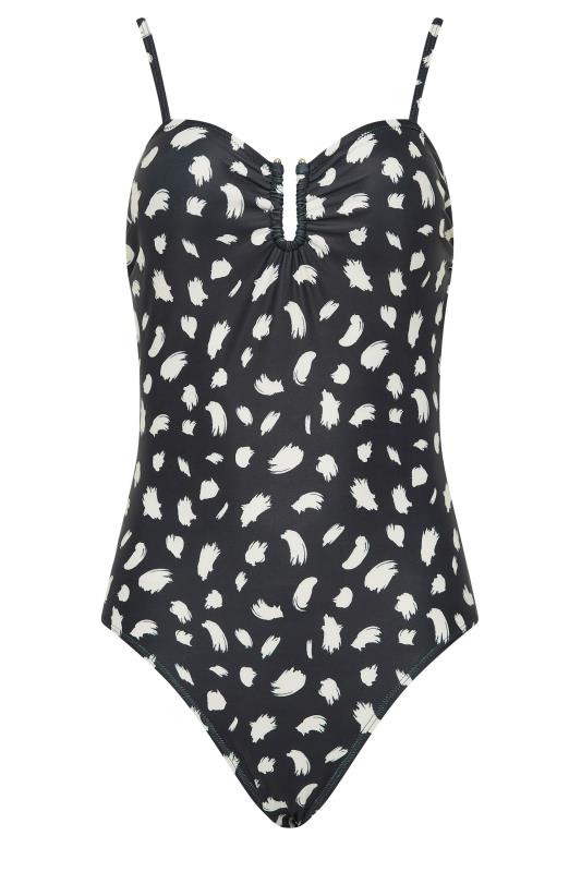 LTS Tall Women's Black Dalmatian Print Swimsuit | Long Tall Sally 7