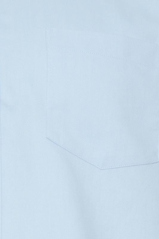 BadRhino Big & Tall Premium Light Blue Short Sleeve Oxford Cotton Shirt | BadRhino 1