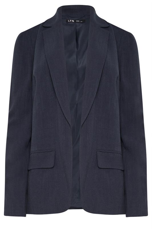 LTS Tall Women's Navy Blue Linen Blazer | Long Tall Sally 6