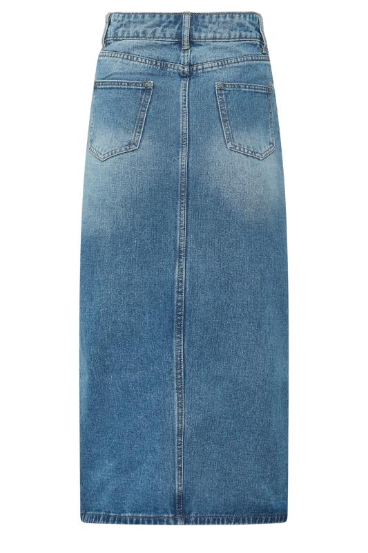 PixieGirl Blue Denim Midi Skirt | PixieGirl 6