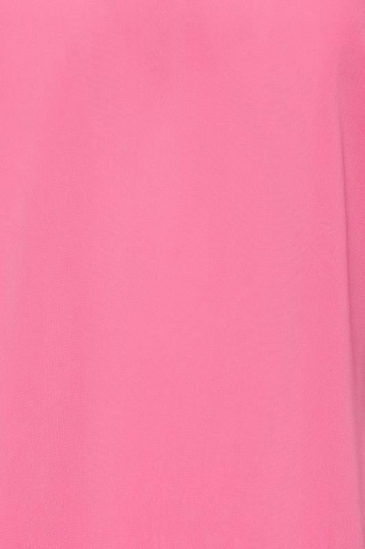 M&Co Hot Pink Embellished Neck Keyhole Blouse | M&Co 5