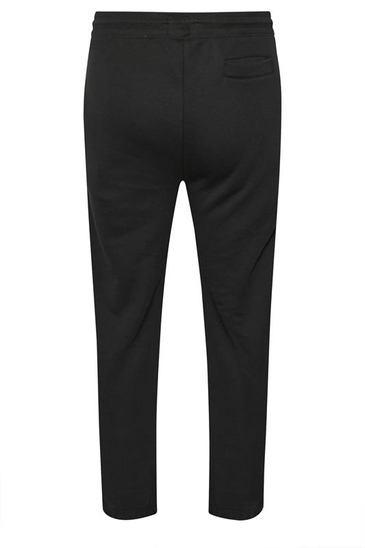 BadRhino Big & Tall Black Worldwide Print Joggers | BadRhino 7