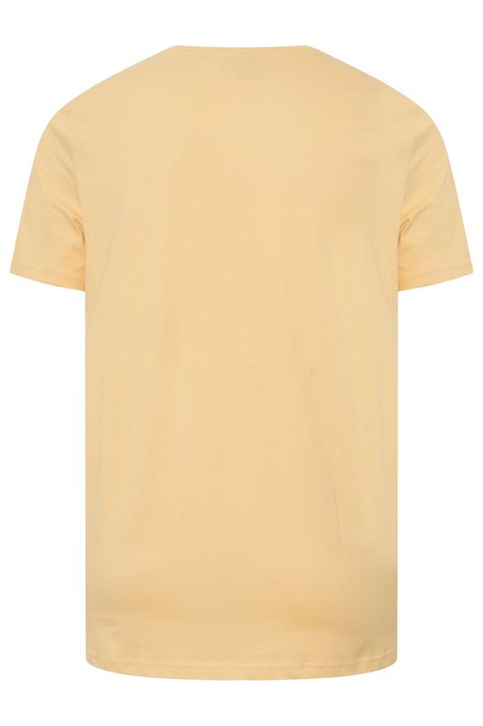LYLE & SCOTT Big & Tall Sherbet Orange Core T-Shirt | BadRhino 4