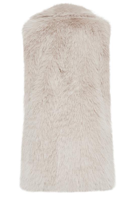 M&Co Light Grey Faux Fur Gilet | M&Co 7