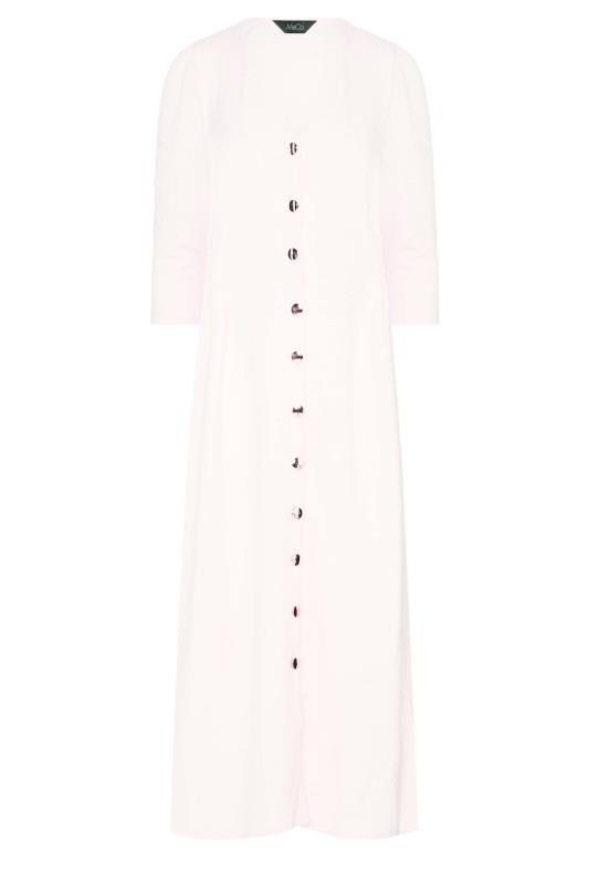 M&Co Pink Textured Button Through Dress | M&Co 6