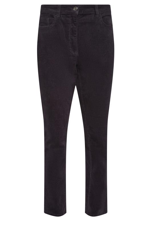 M&Co Grey Straight Leg Cord Trousers | M&Co 4